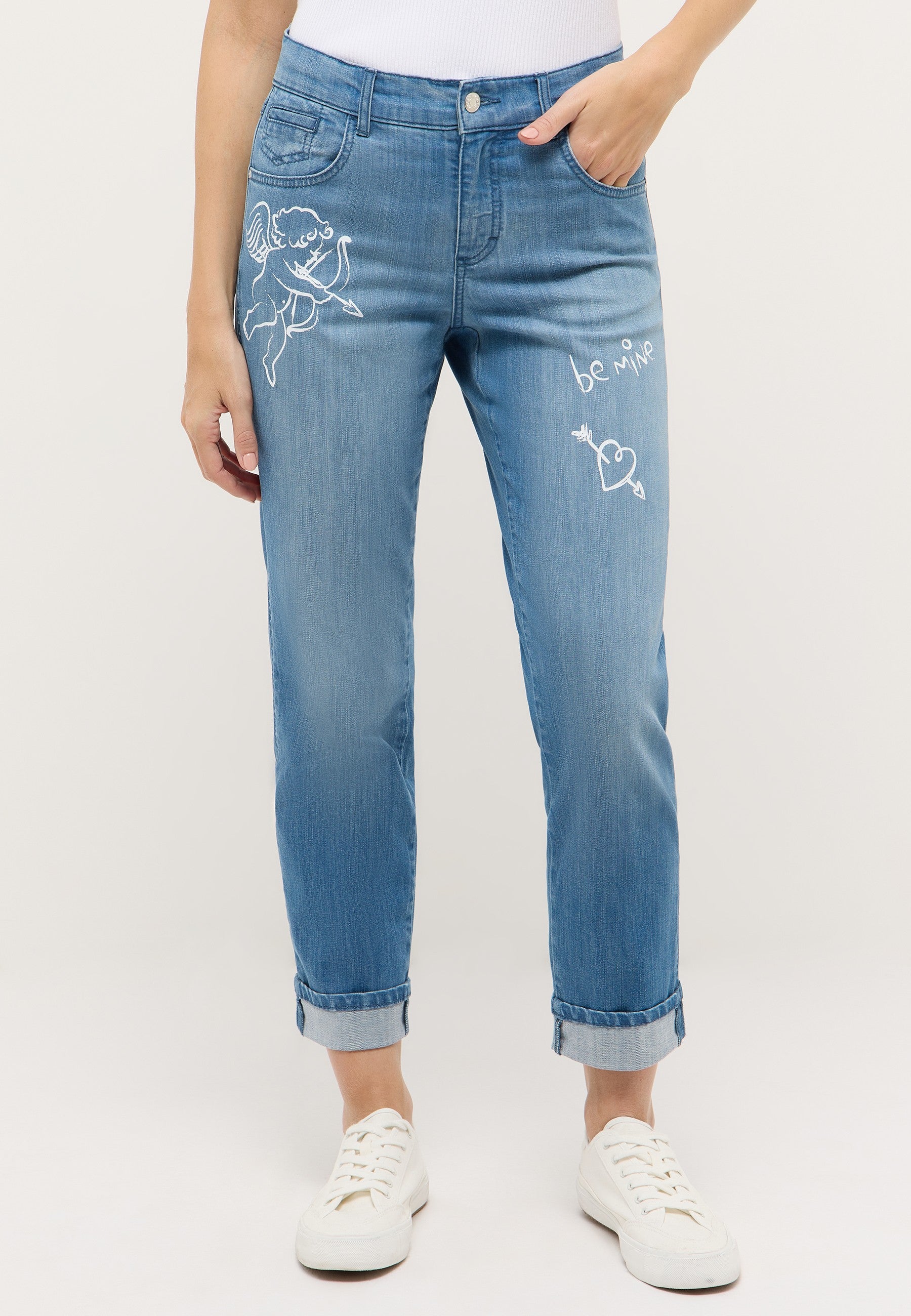 Angels Damen Jeans  Light Blue