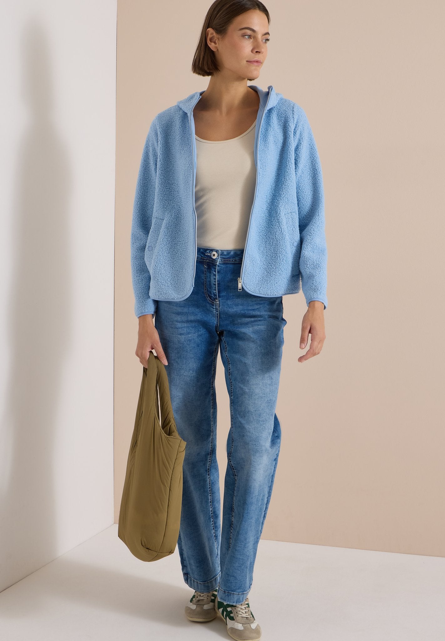 Cecil Damen T-Shirts Easy Blue