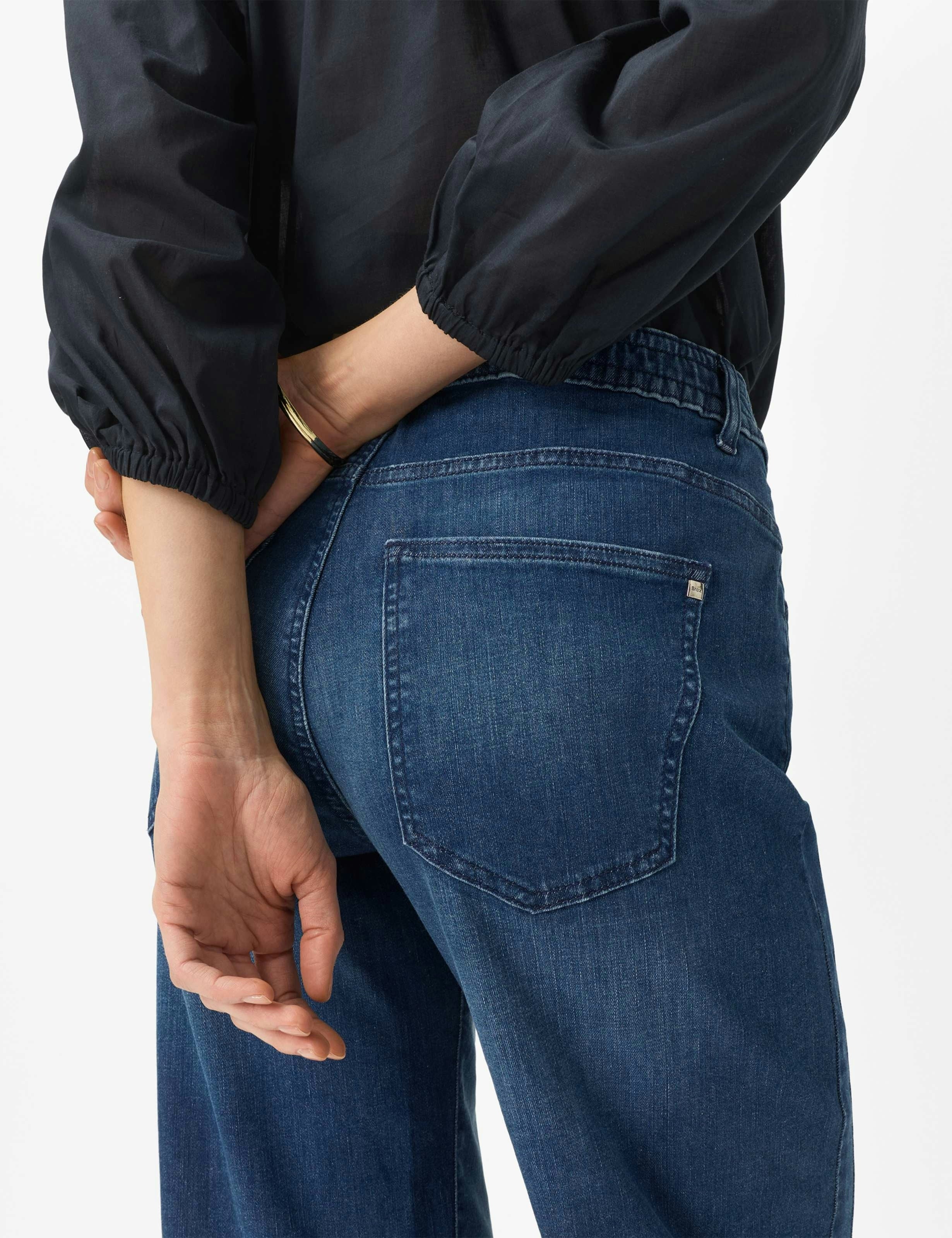 Brax Damen Jeans Used Regular Bl