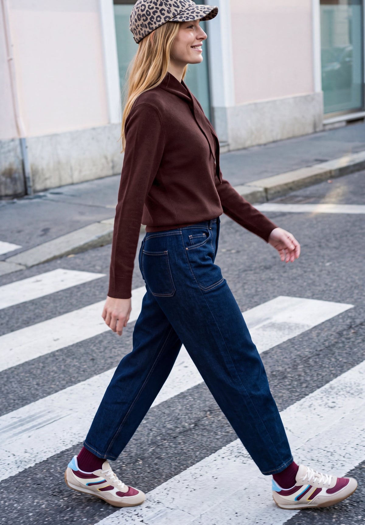 Street One Studio Damen Pullover  Russet Re