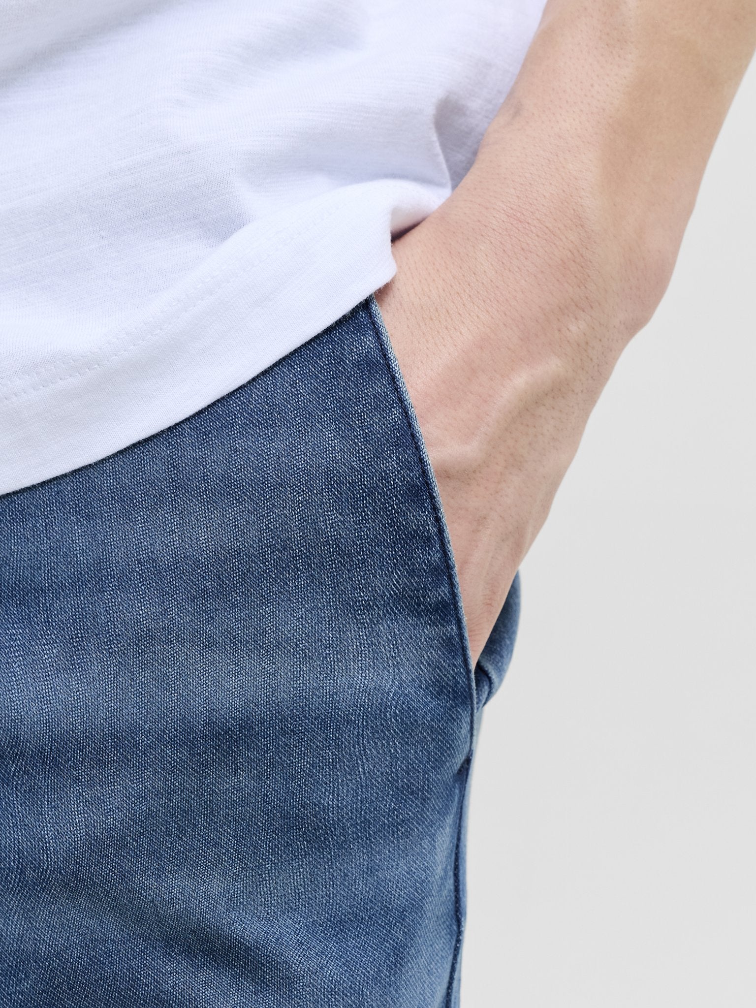 Jack & Jones Herren Shorts Blue Denim