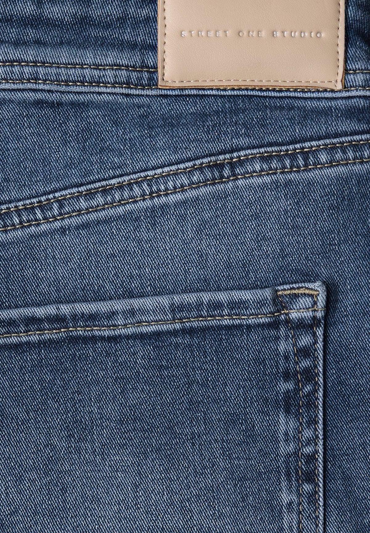 Street One Studio Damen Hosen  Mid Blue