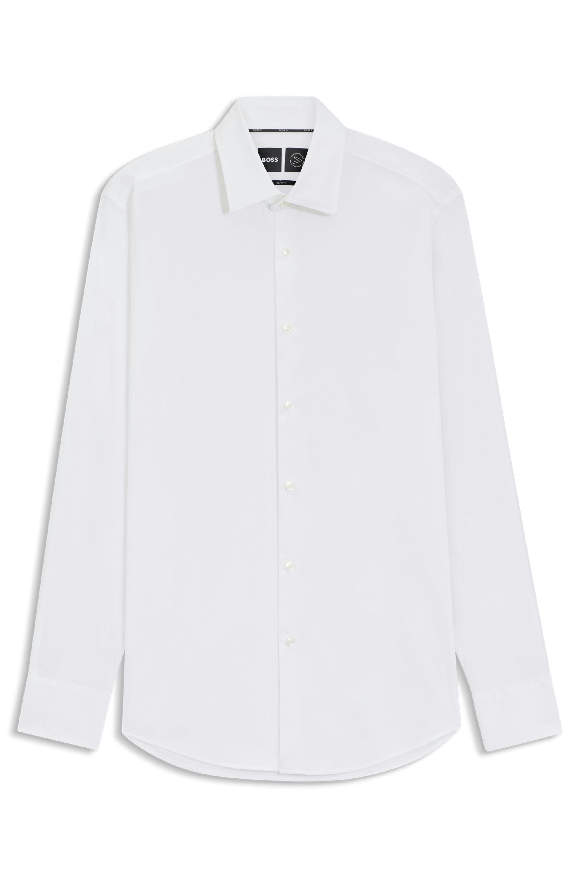 Boss Herren Hemden lang  White