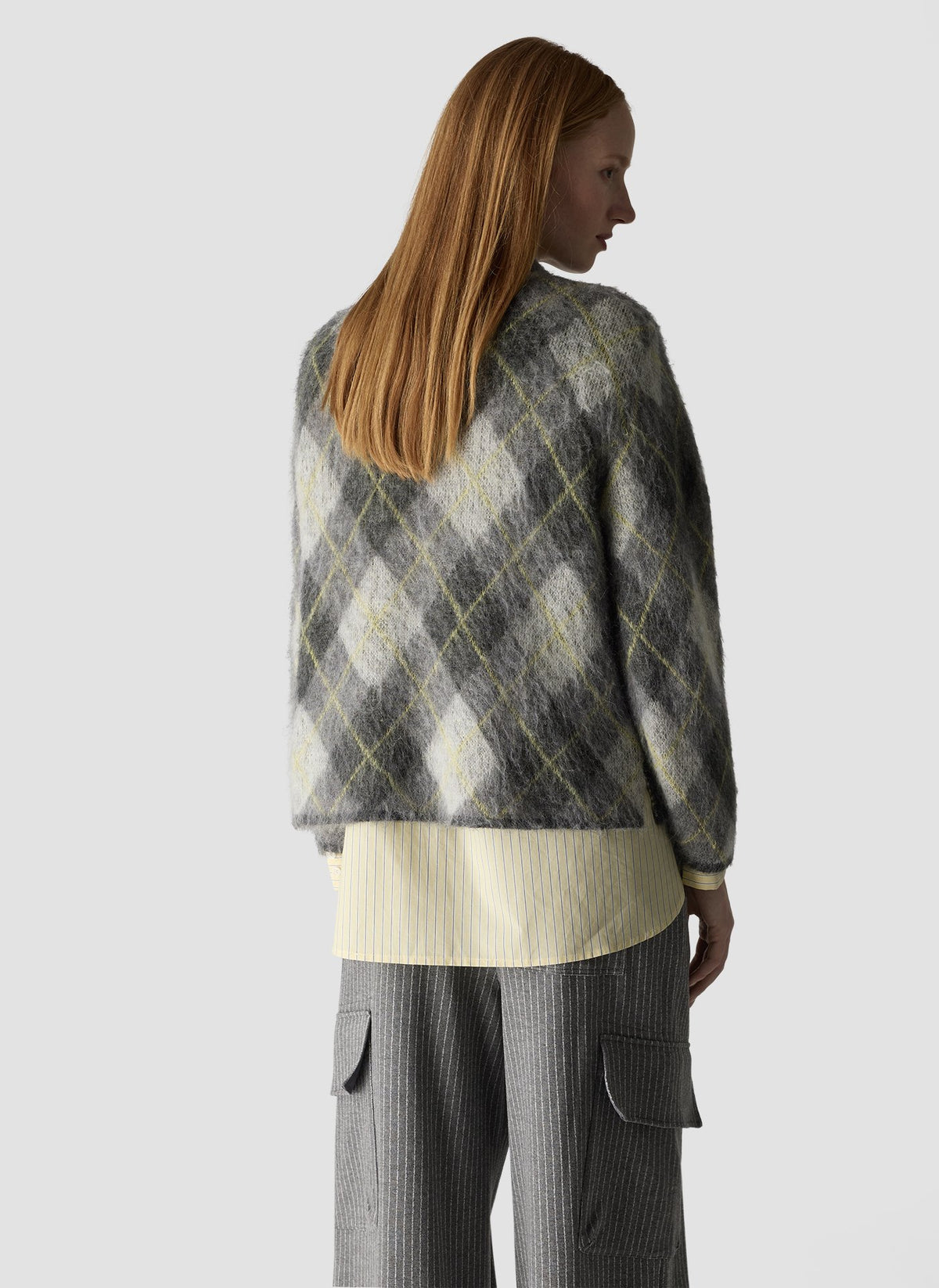 Le Comte Damen Pullover Hellgrau Mel