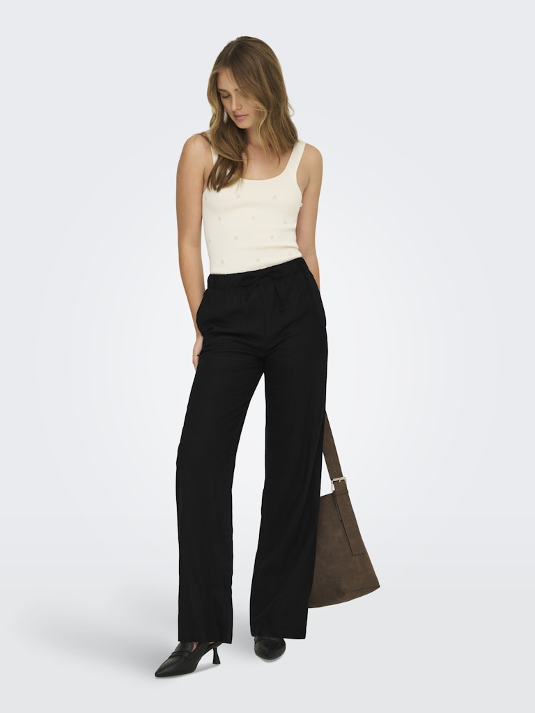 Only Damen Hosen Black