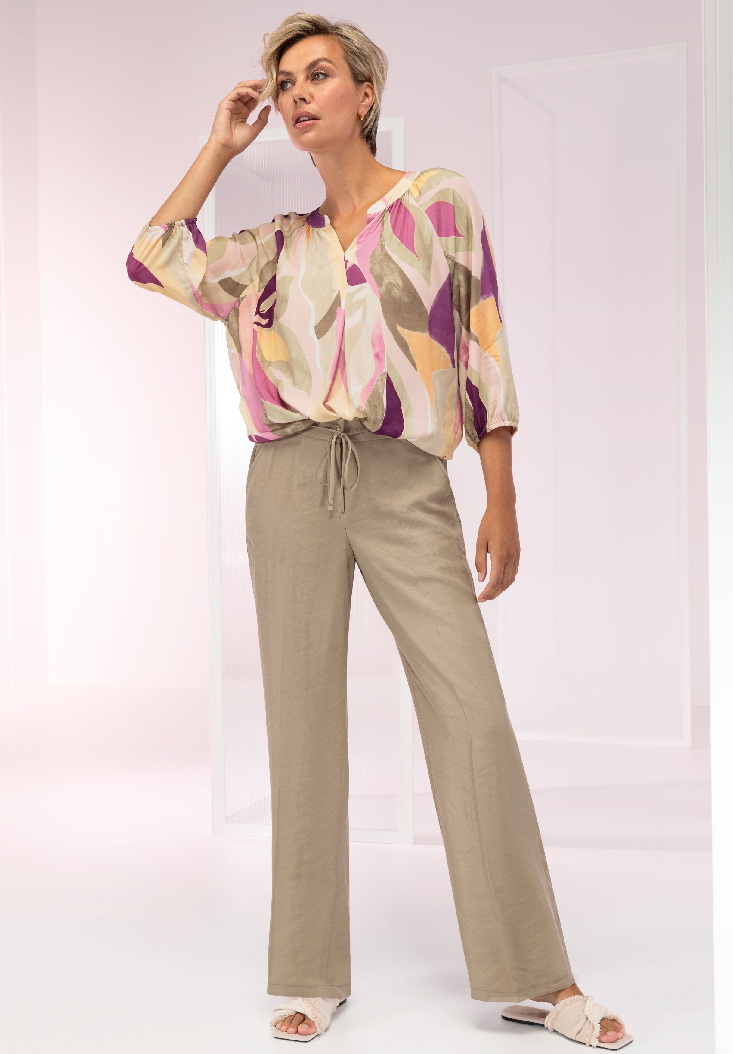 Bianca Damen Blusen Red Mix