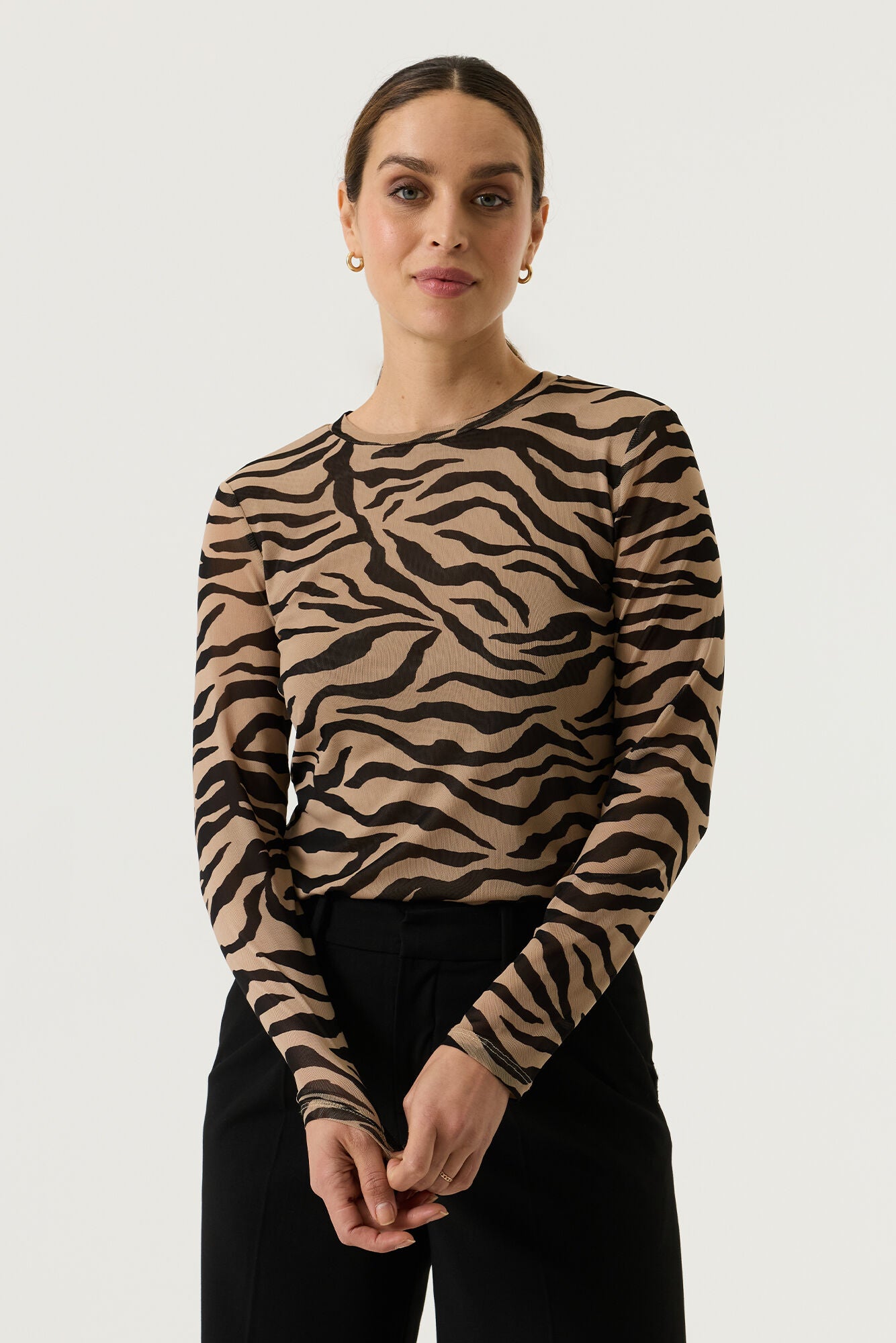Garcia Damen T-Shirts Winter Camel