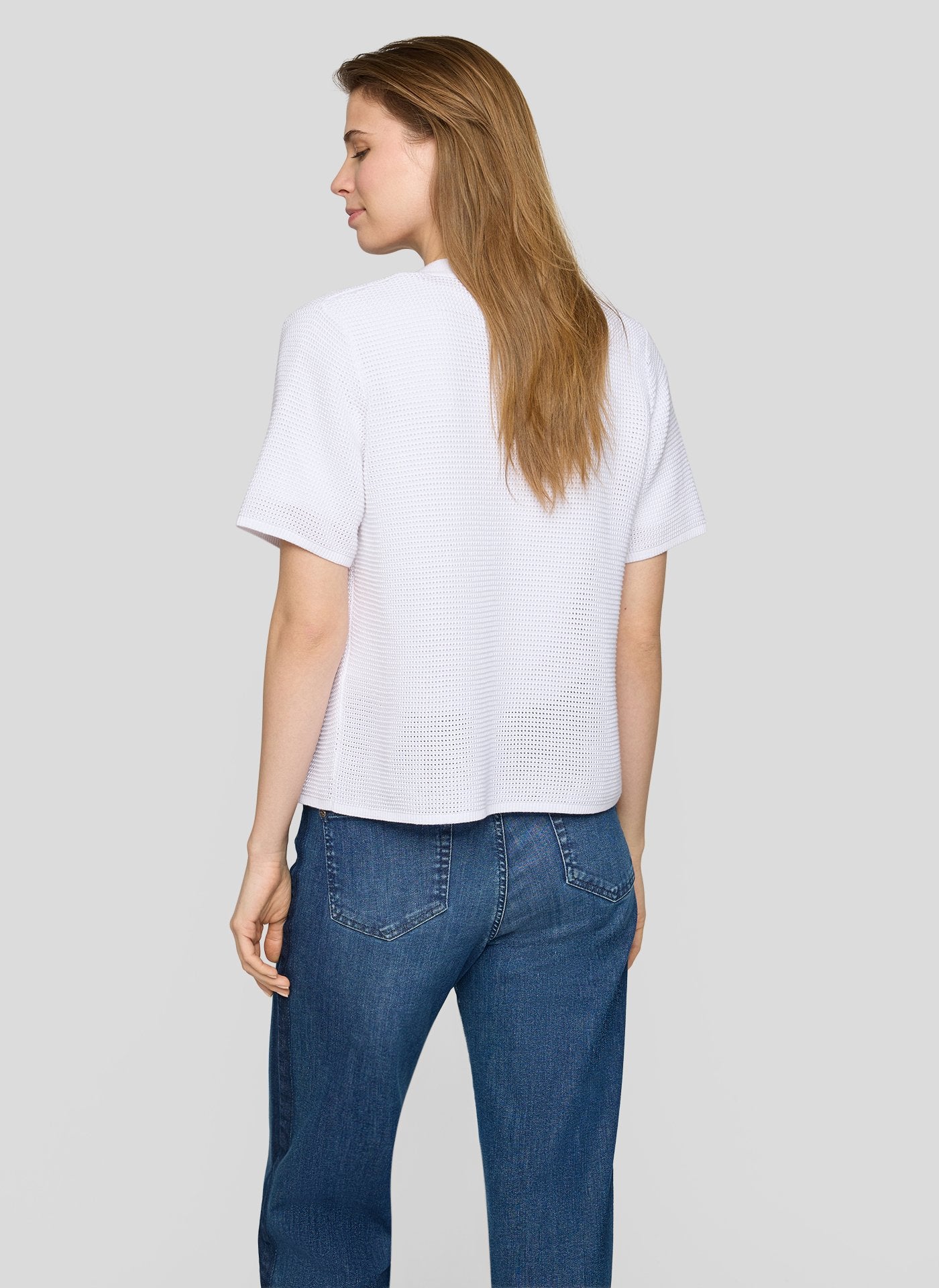 Rabe Damen Strickjacken Weiss