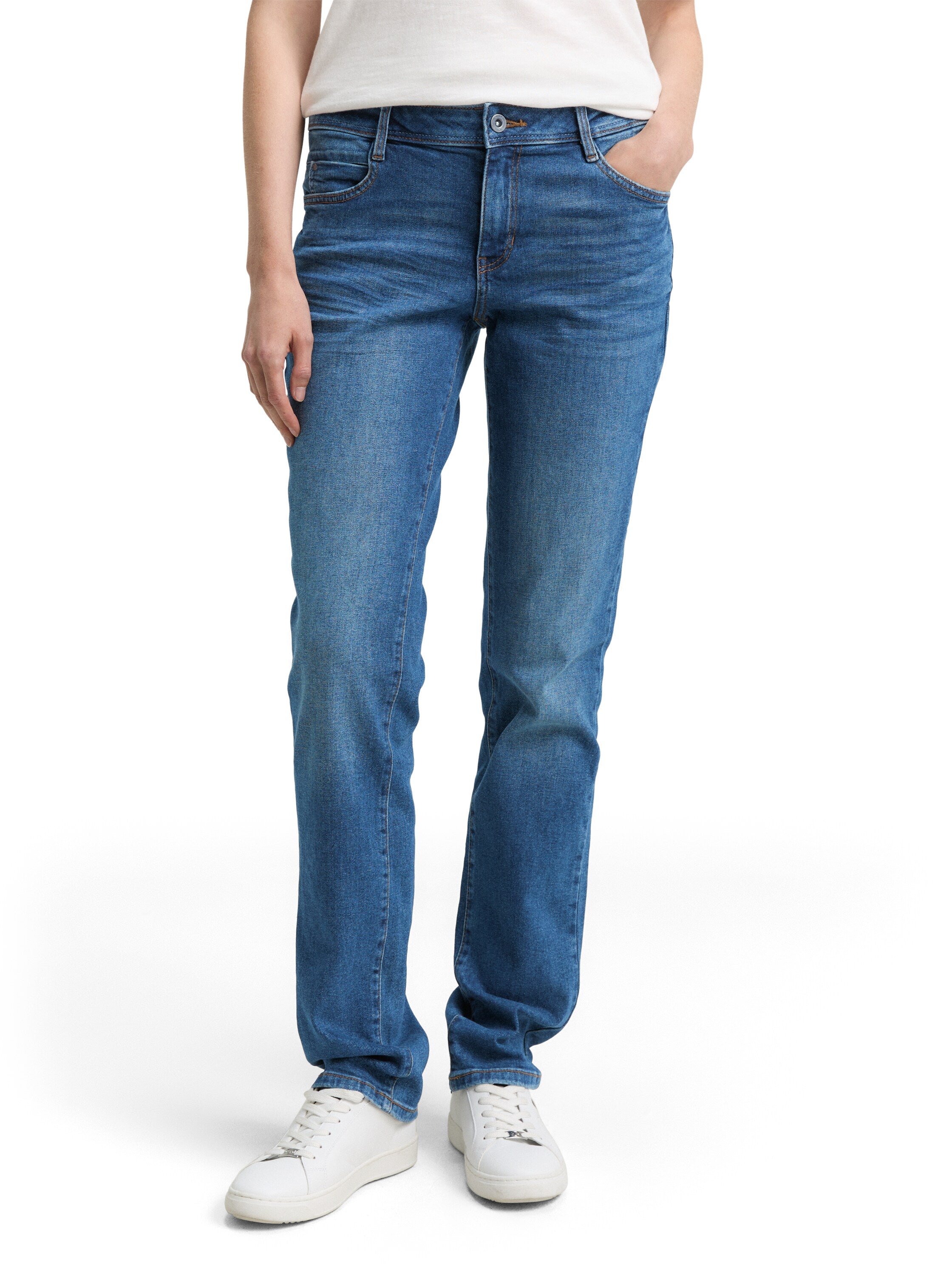 Tom Tailor Damen Jeans Clean Mid Stone