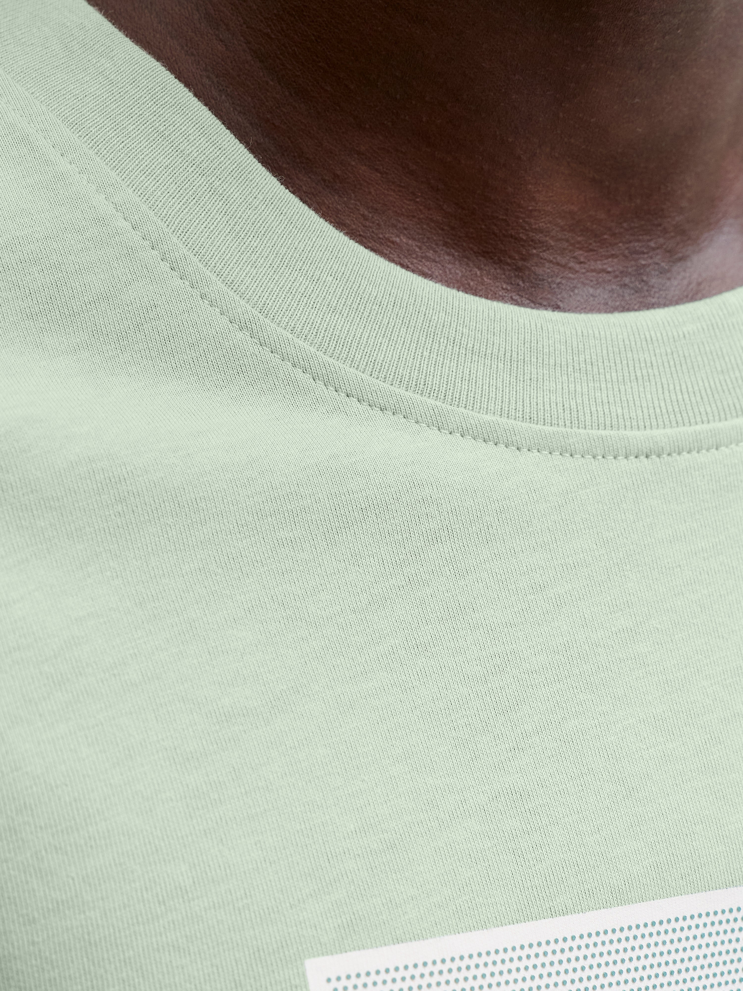 Jack & Jones Herren T-Shirts kurz Aqua Gray