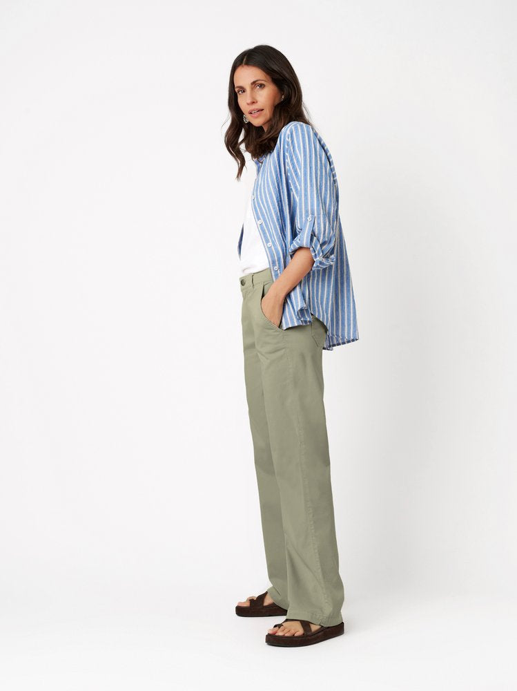 Toni Dress Damen Hosen Light Khaki