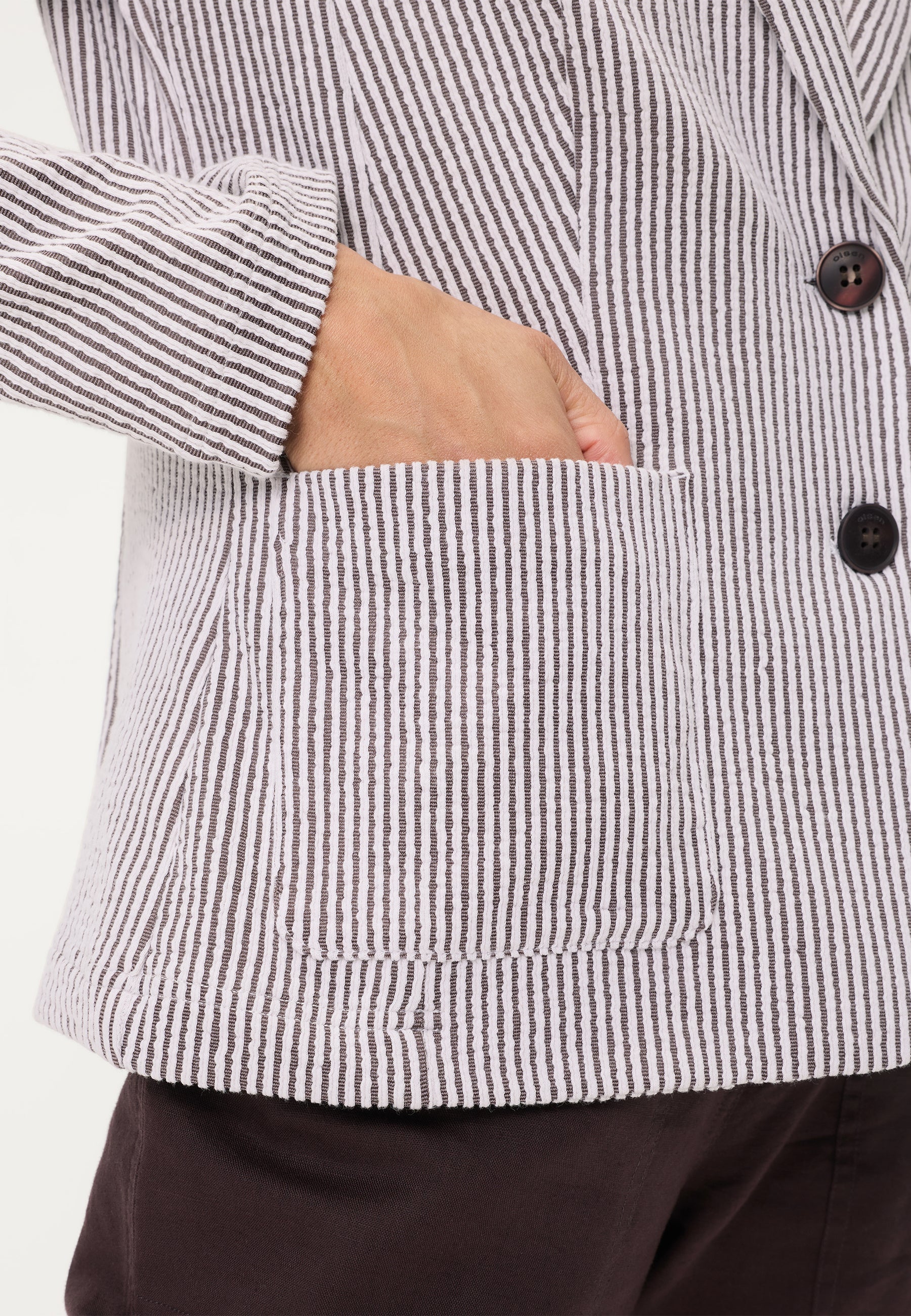 Olsen Damen Blazer Dark Brow