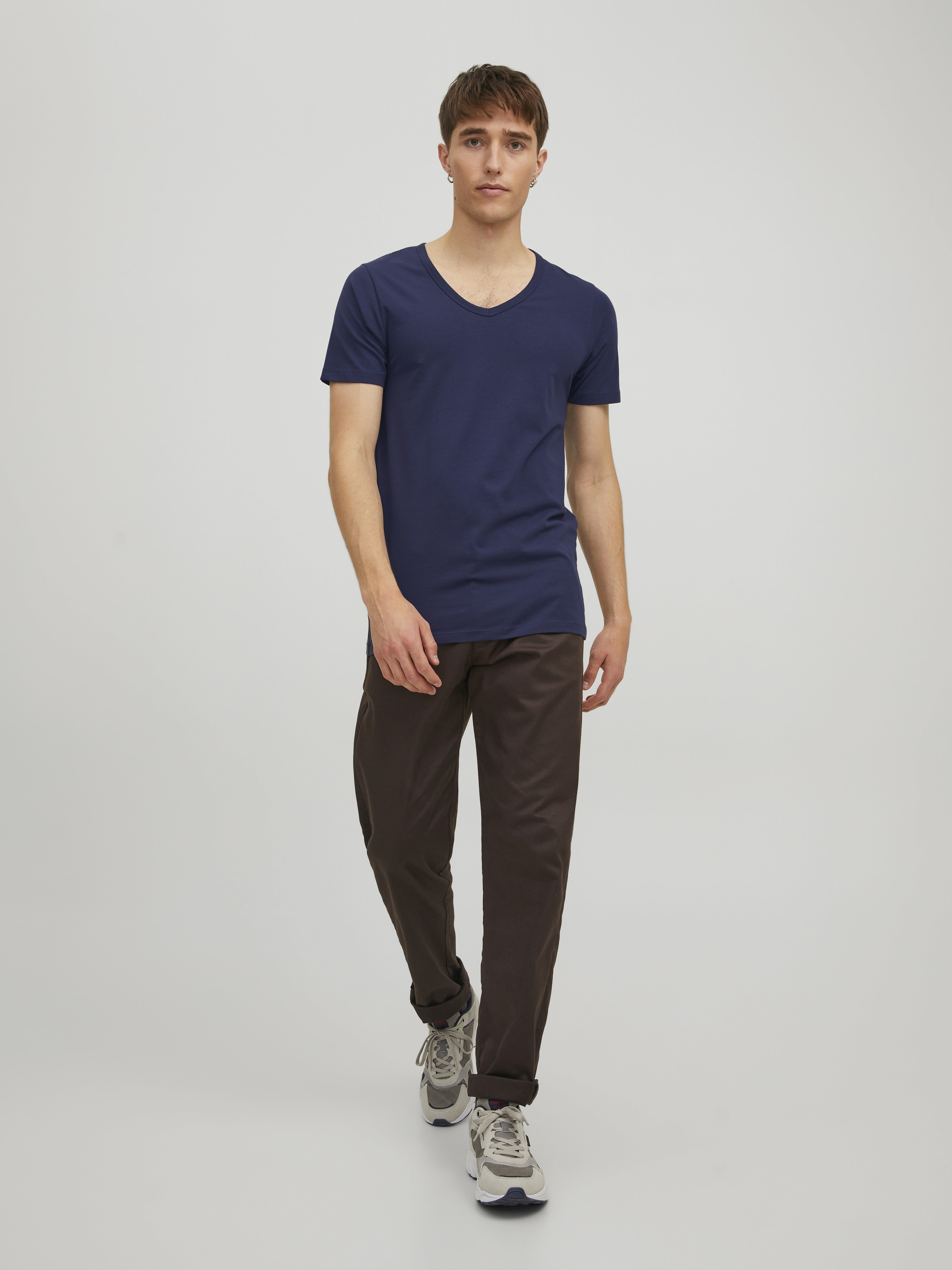 Jack & Jones Herren T-Shirts kurz Navy Blue