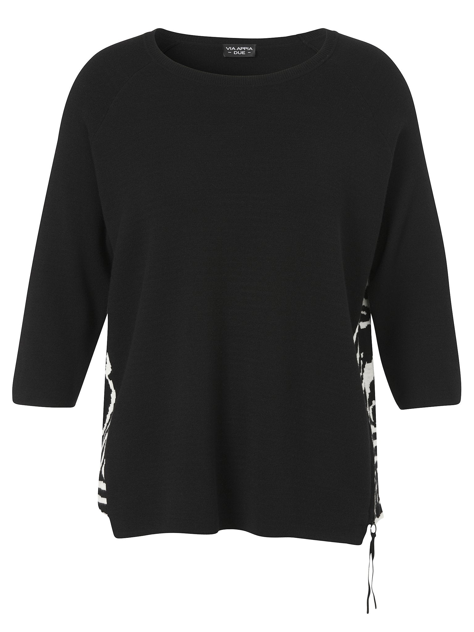Via Appia Damen Pullover  Schwarz