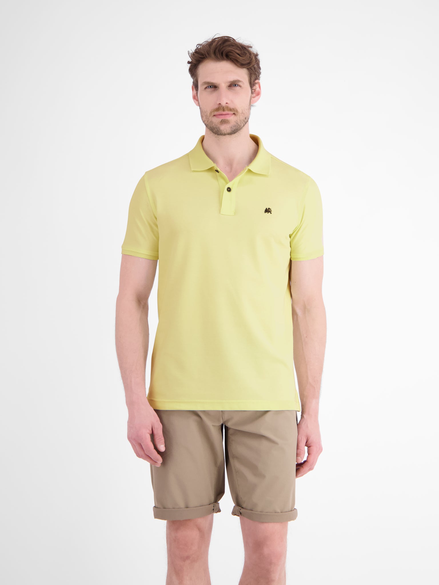 Lerros Herren Polo-Shirts Lemon Water