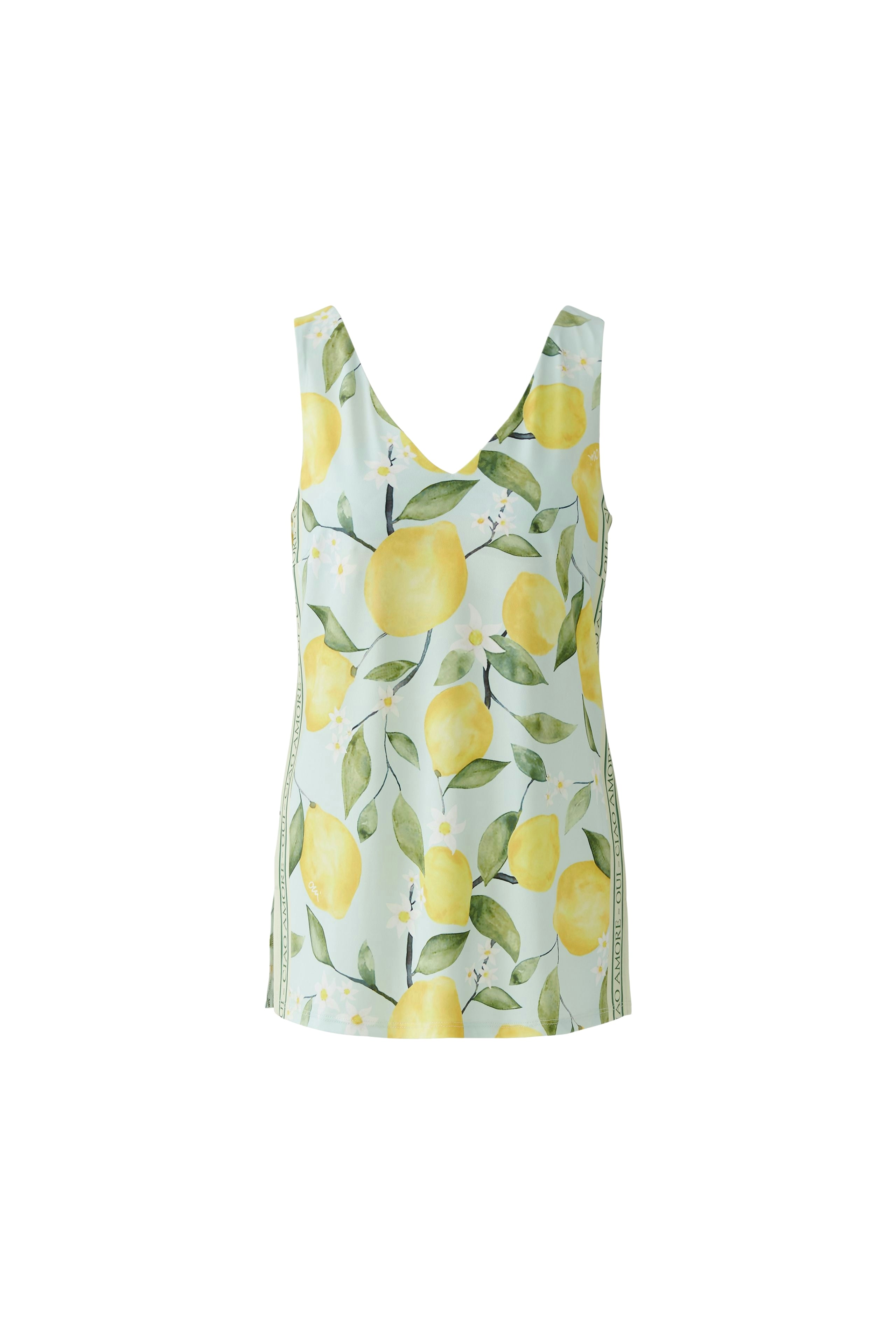 Oui Damen Tops Lt Green Y