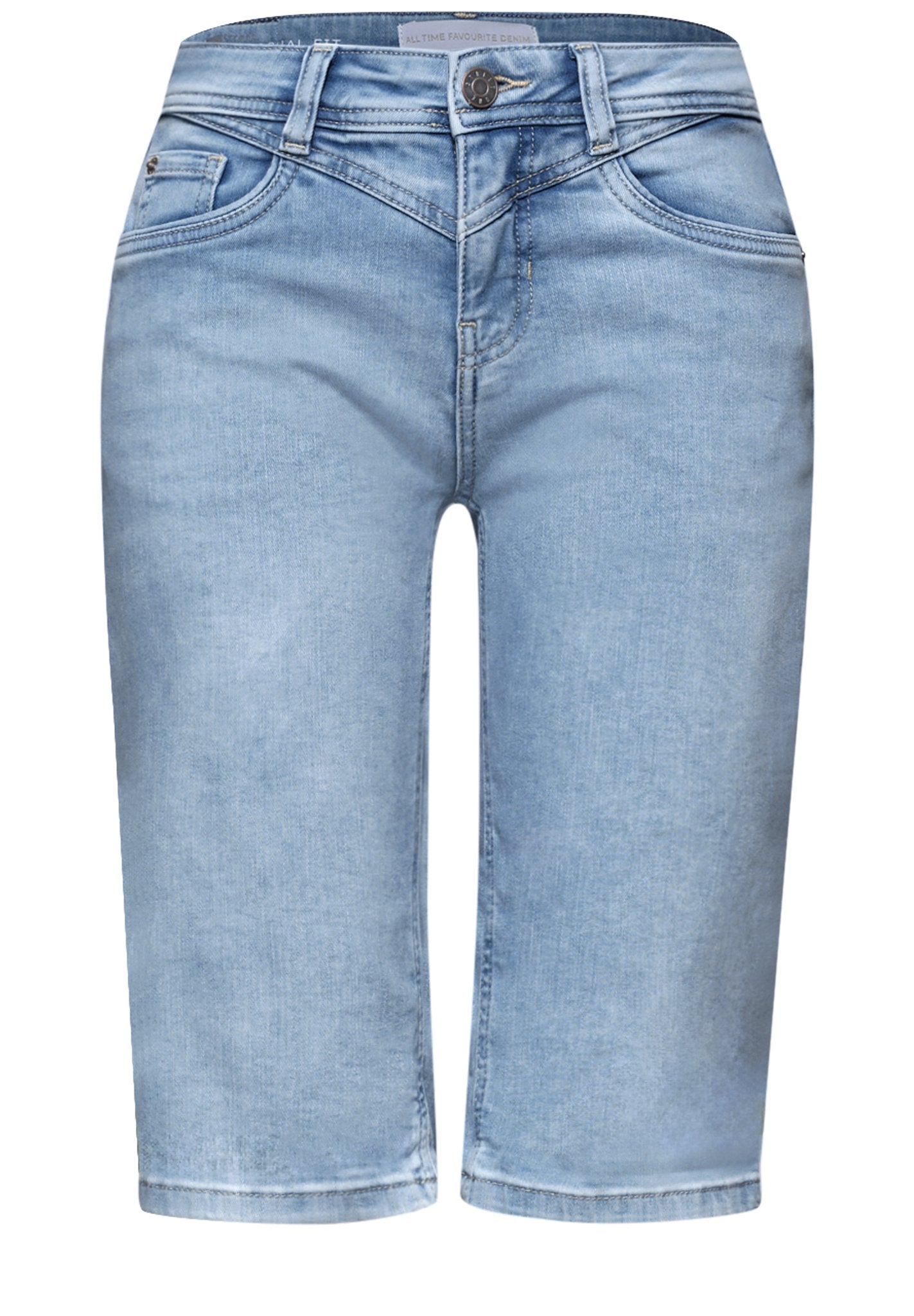Street One Damen Hosen  Light Blu
