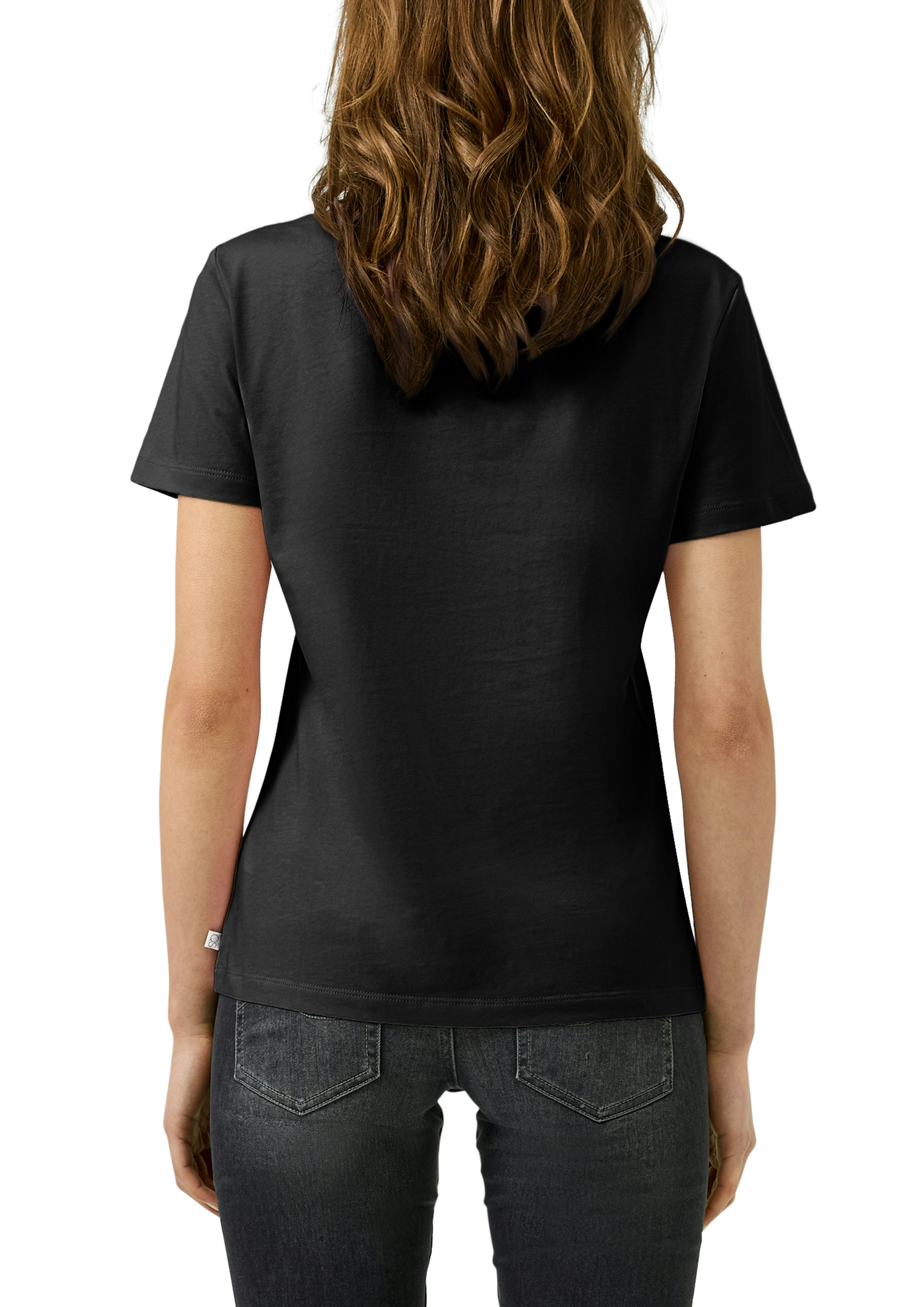 QS by S.Oliver Damen T-Shirts Grey/Black