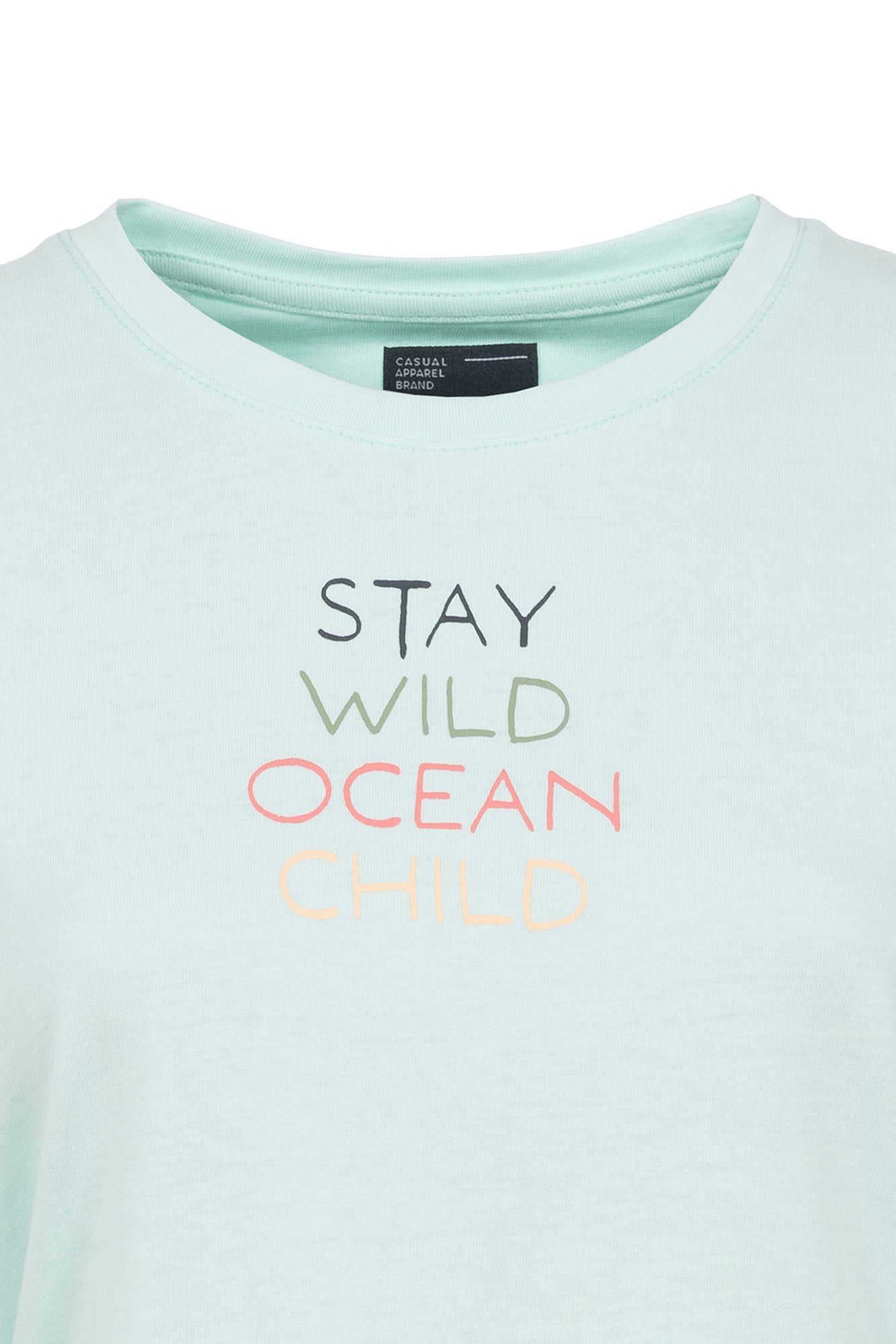 Soquesto Damen T-Shirts Aqua