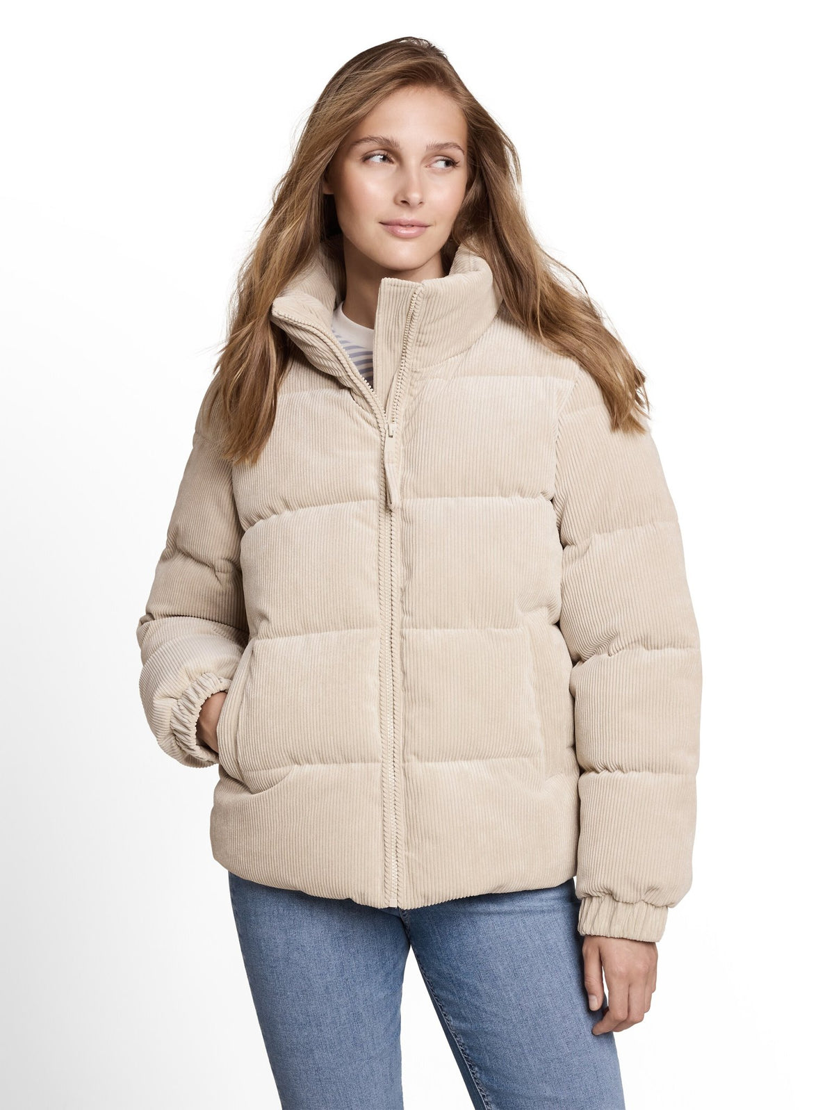 Tom Tailor denim Damen Jacken Cashew Beige