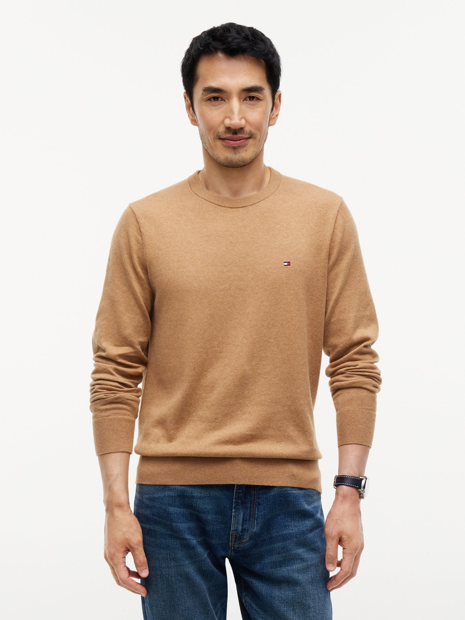 Tommy Hilfiger Herren Sweatshirts Al Beige