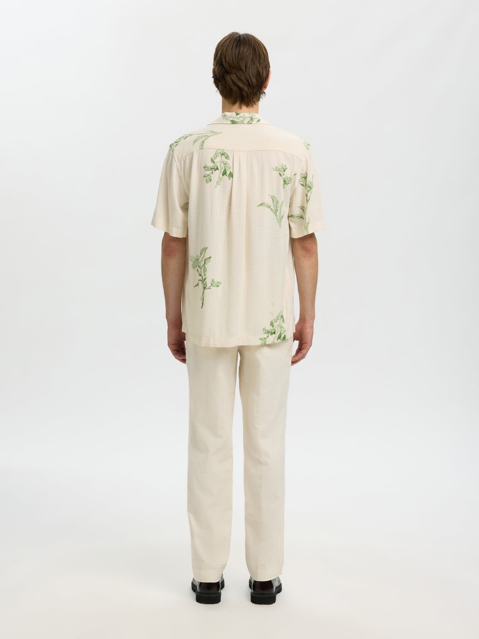 Selected homme Herren Hemden  Egret