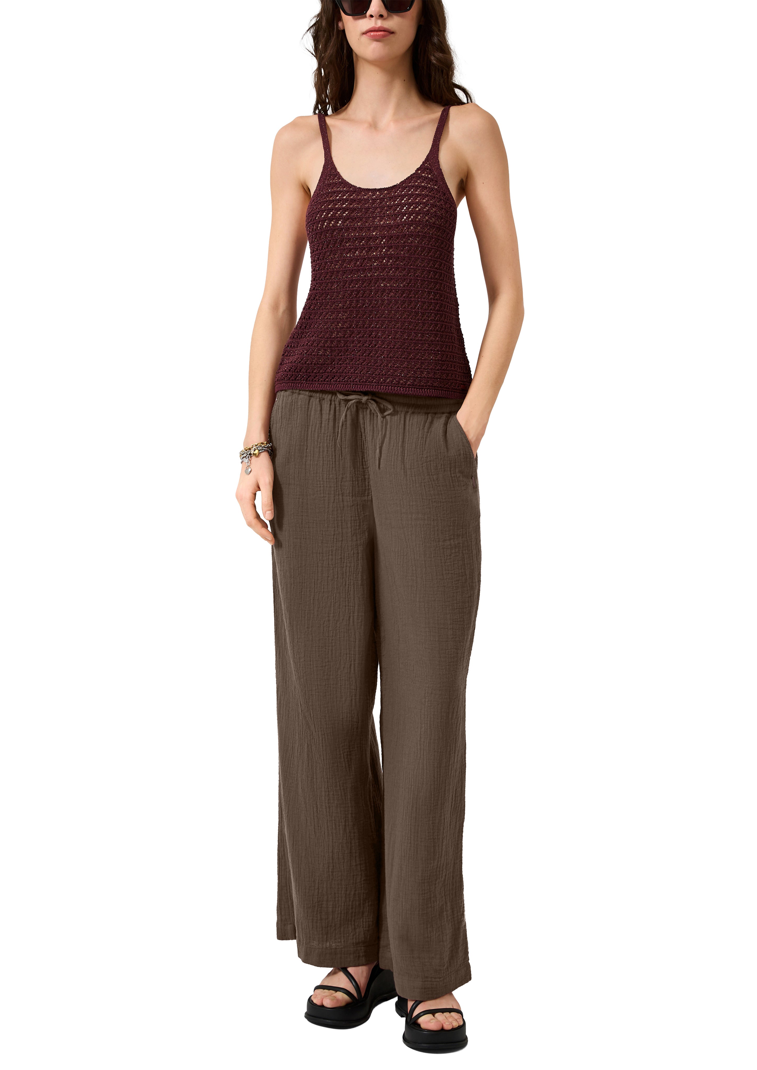QS by S.Oliver Damen Hosen Brown