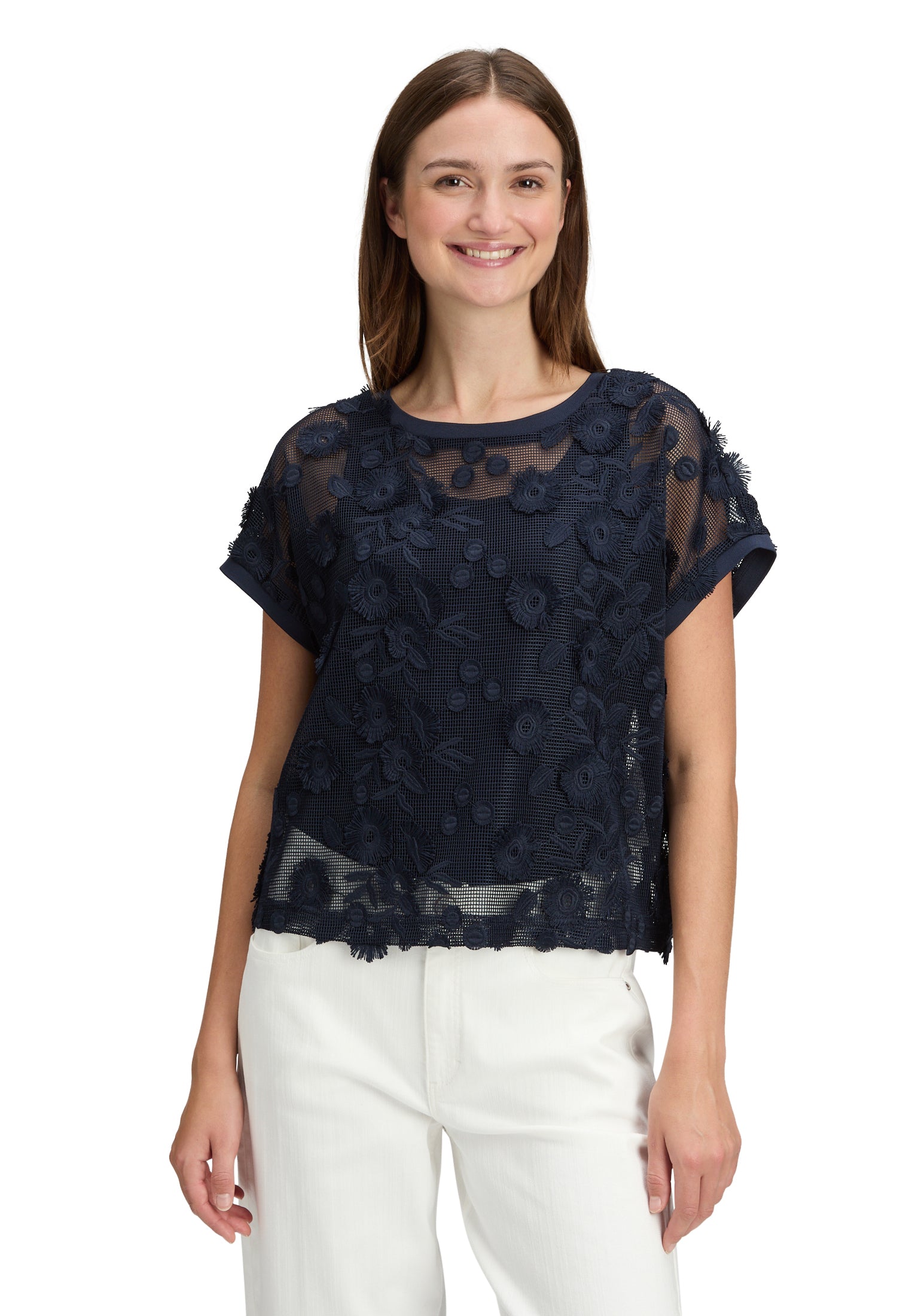 Betty & Co Damen Sweatshirts Navy Blue