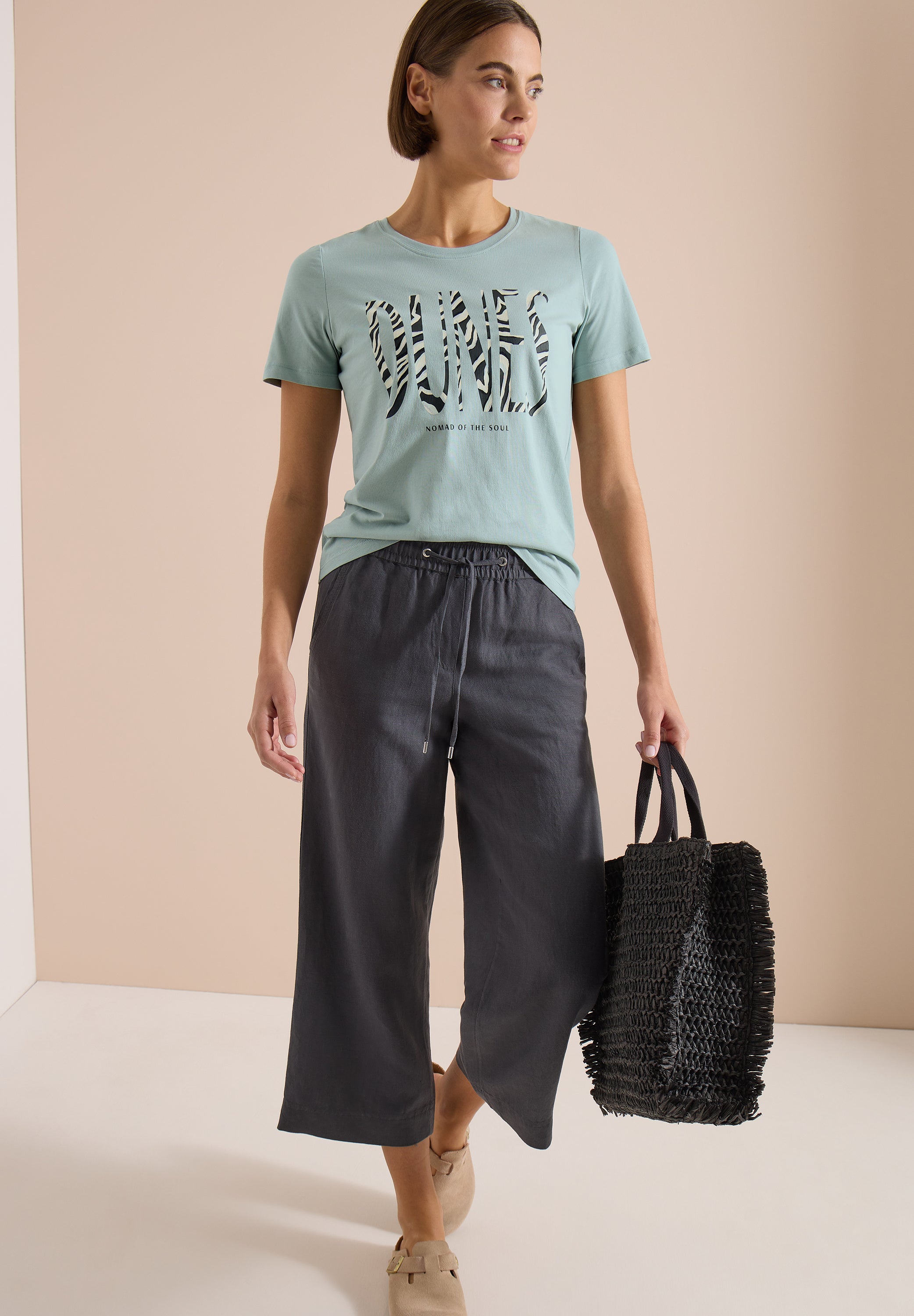 Cecil Damen T-Shirts Crystal M