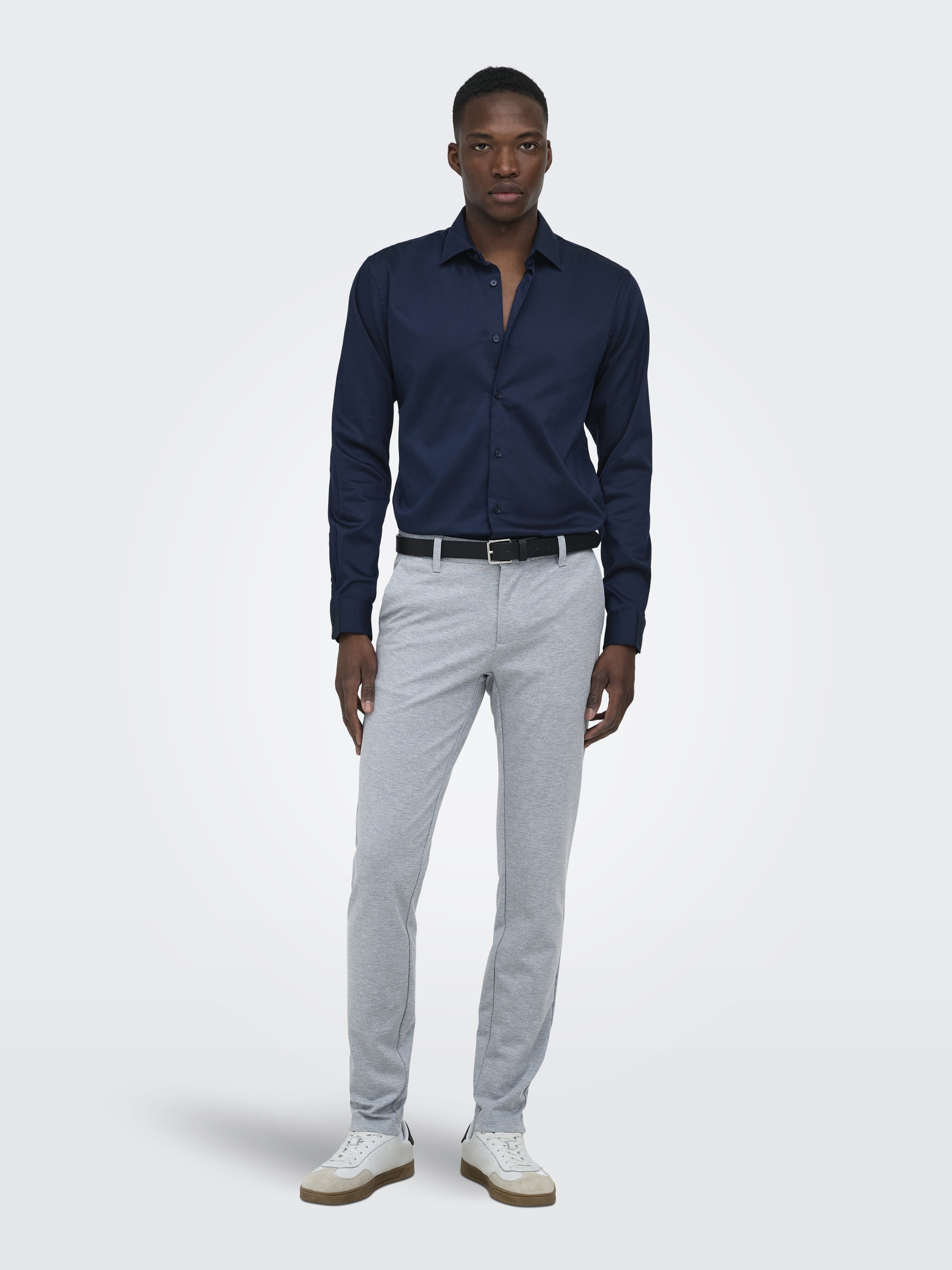Only & Sons Herren Hosen Blue Fog/Lgm