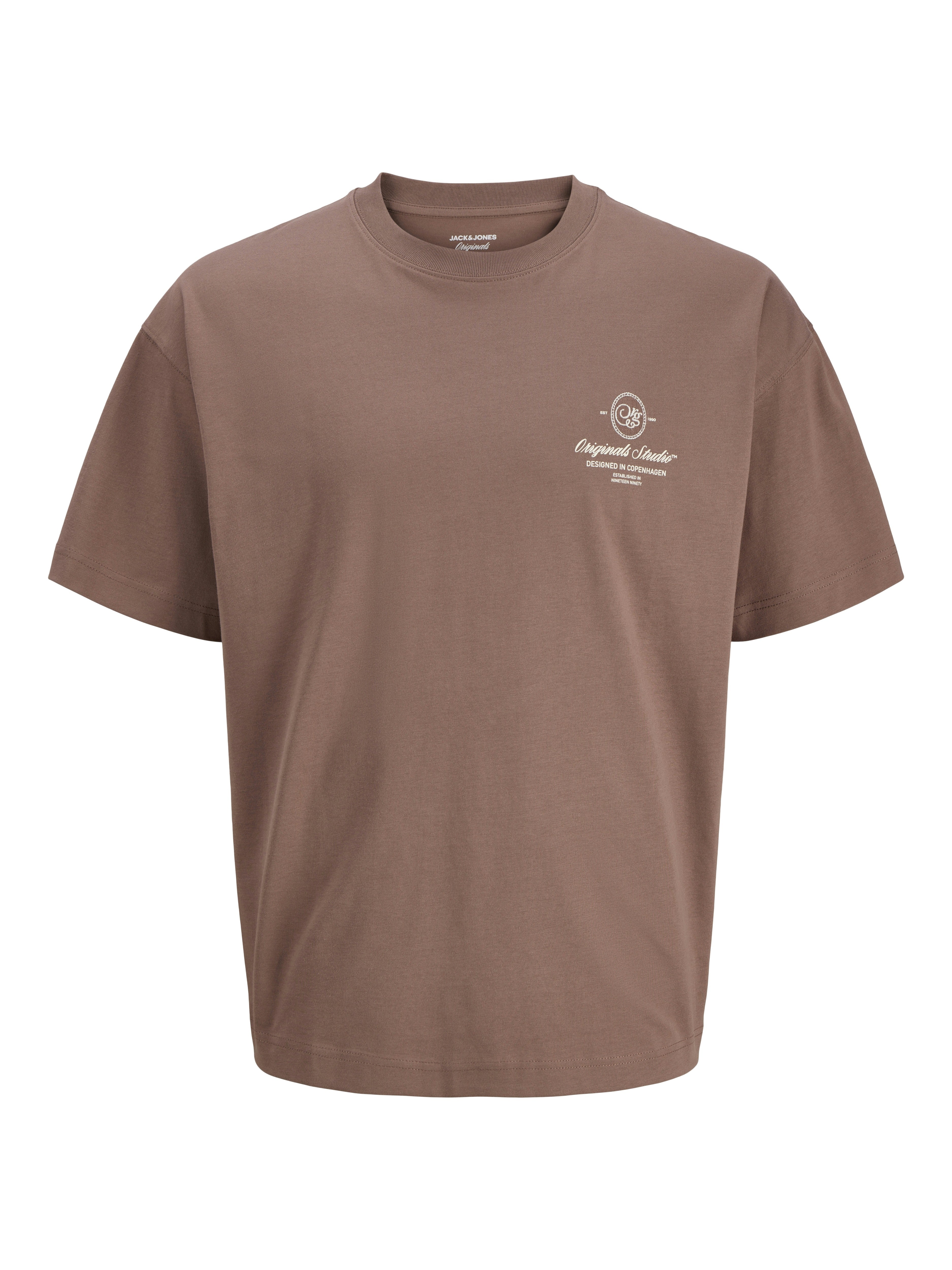 Jack & Jones Herren T-Shirts kurz Nutmeg