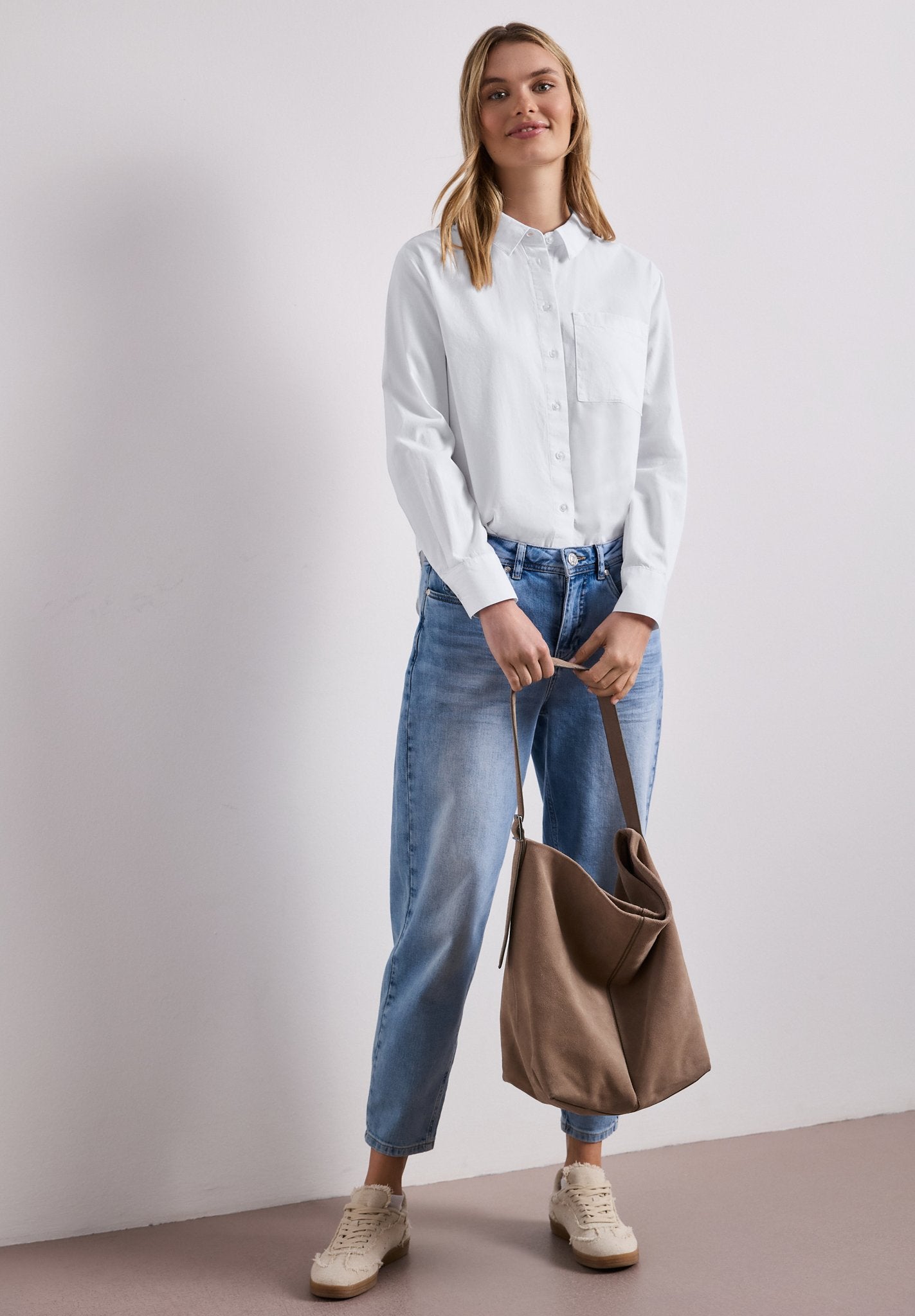 Street One Damen Blusen  White