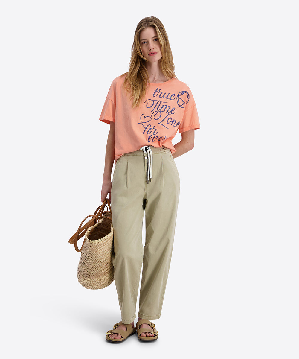 Timezone Damen T-Shirts  Papaya Or