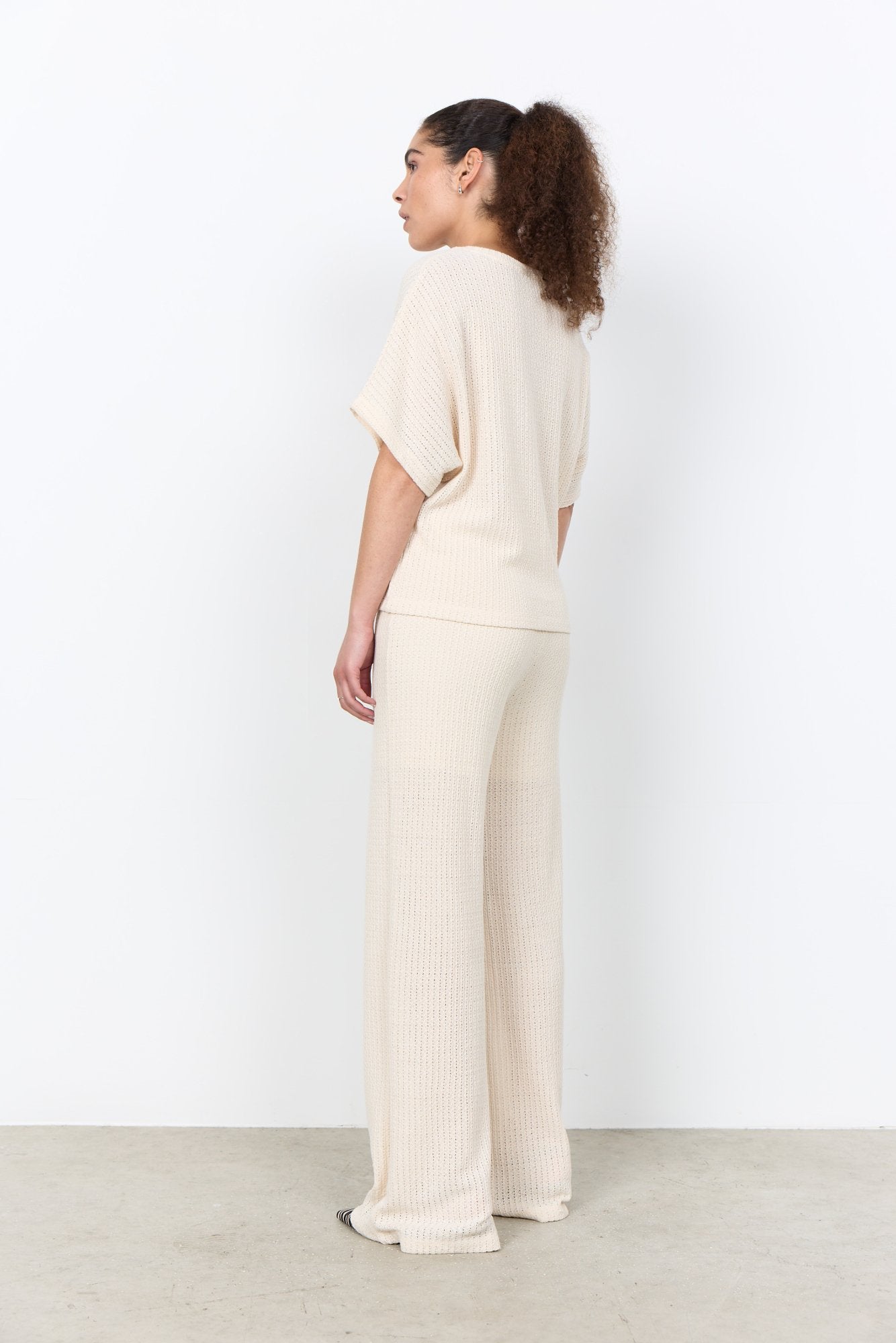 Soya Concept Damen Blusen kurz Cream