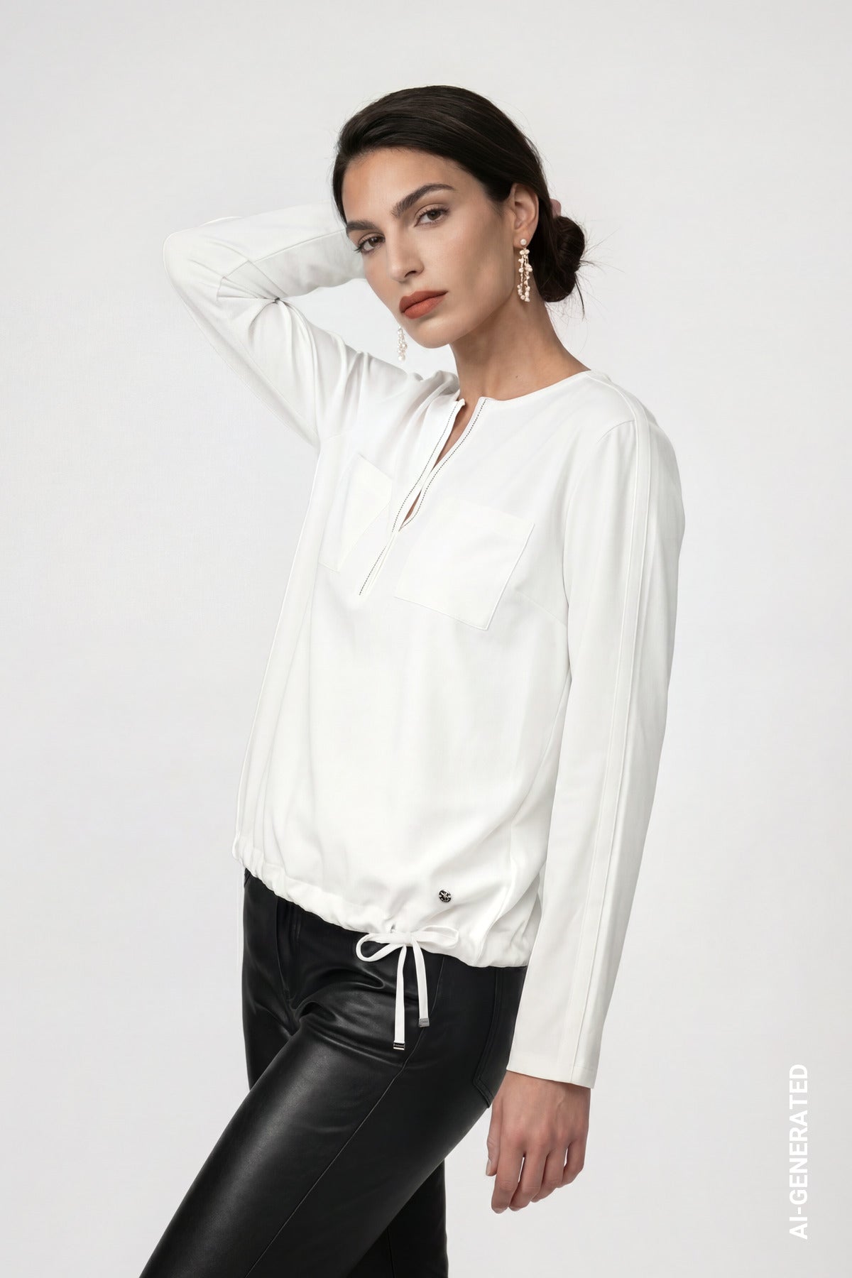 Monari Damen T-Shirts Off-White