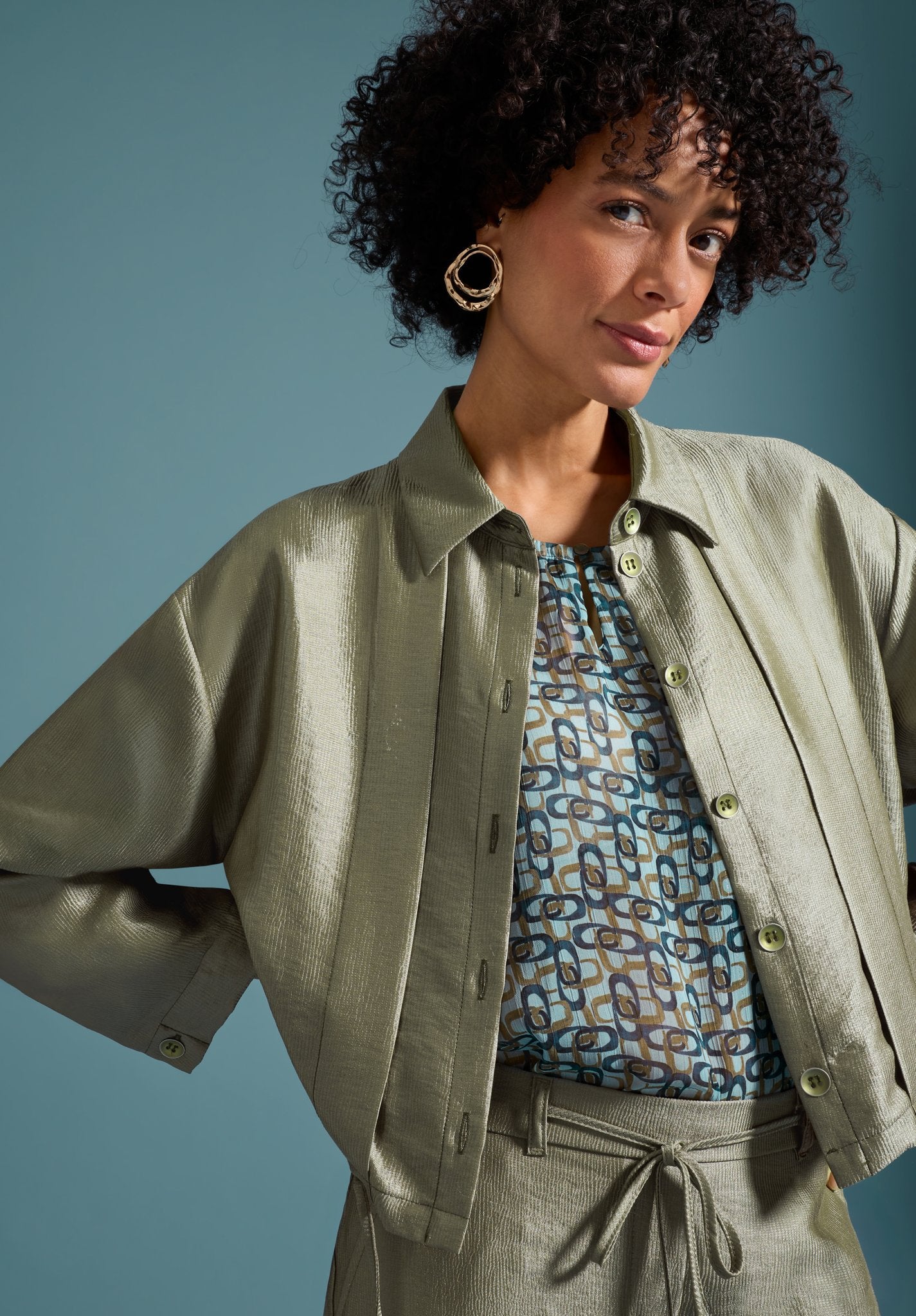 Bianca Damen Blazer Sage