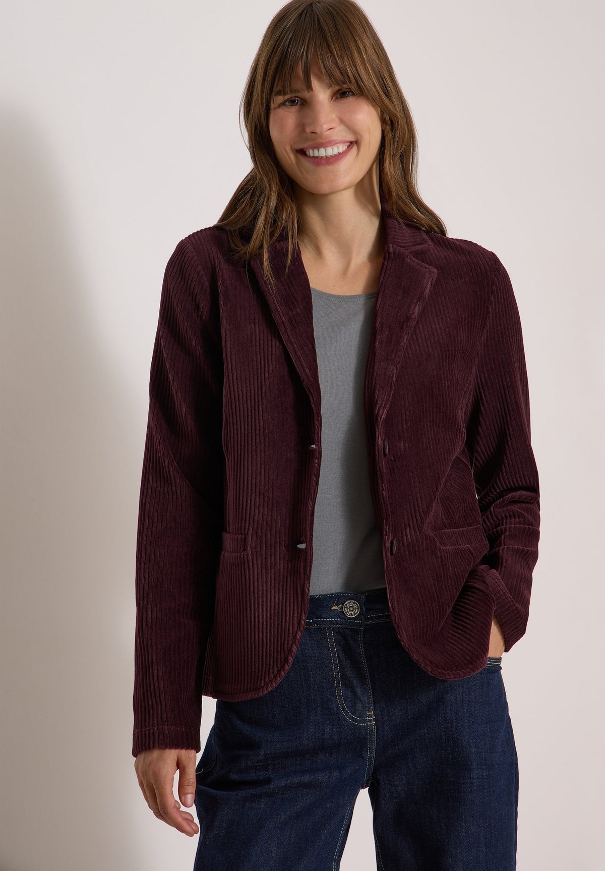 Cecil Damen Blazer  Berry Red