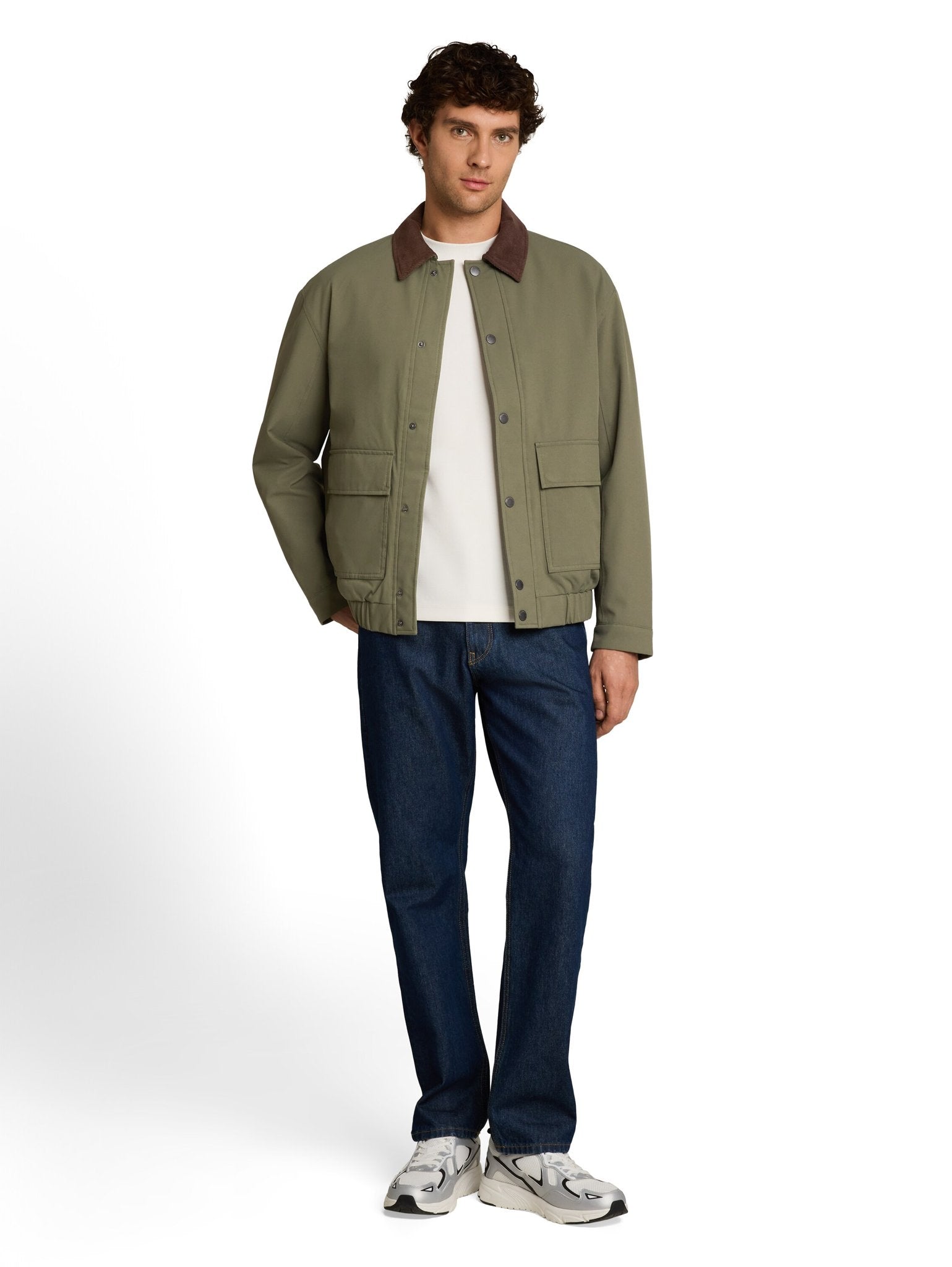 Tom Tailor denim Herren Jacken Urban Olive Gre