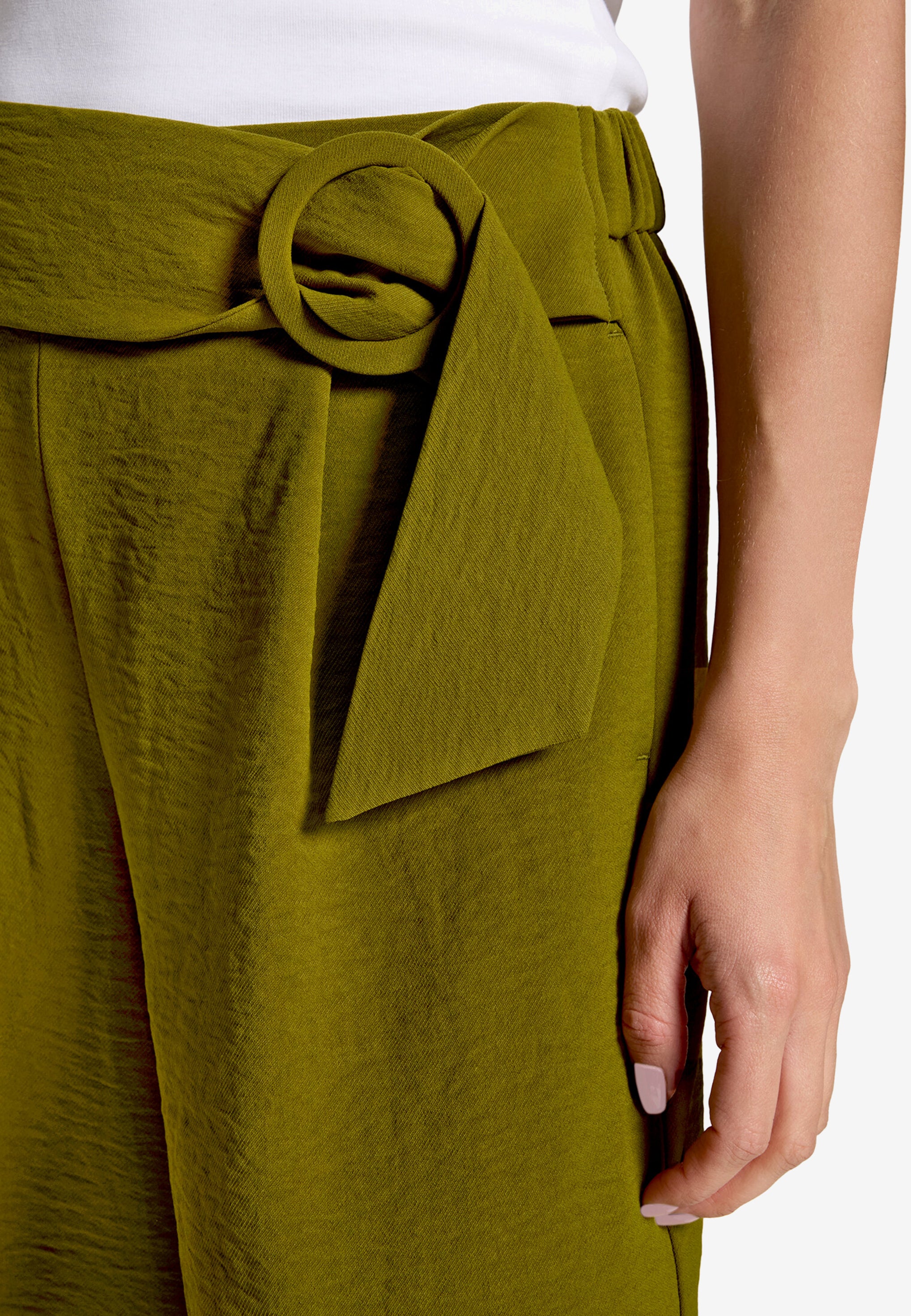 Zero Damen Hosen Fir Green