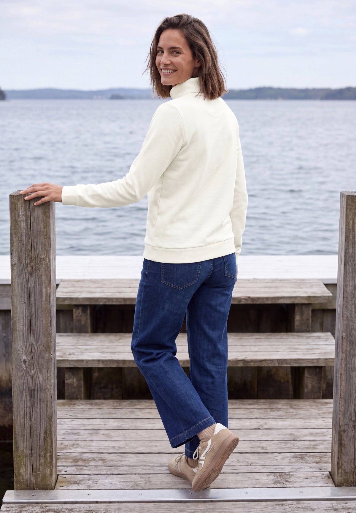 Cecil Damen T-Shirts Vanilla W