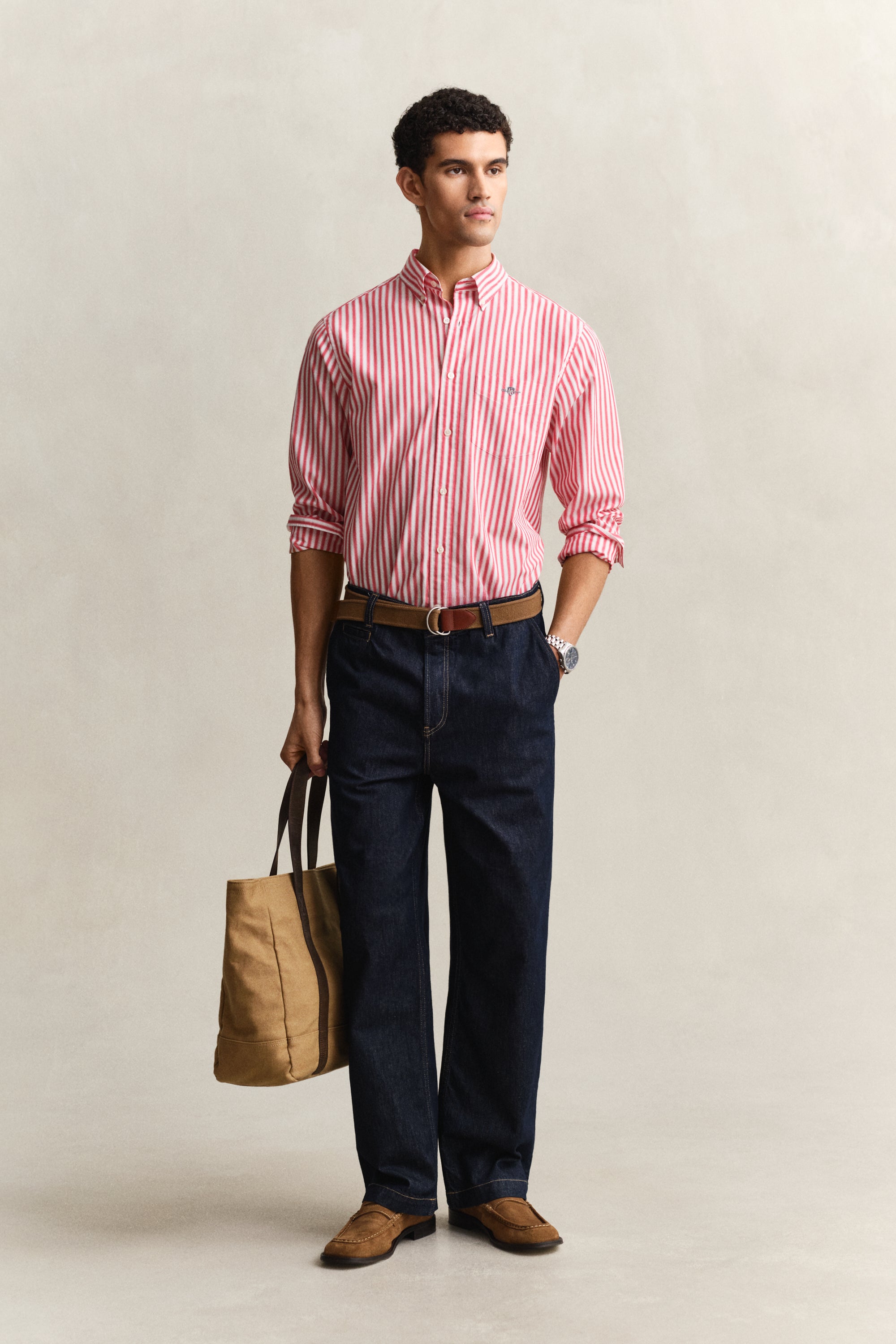 Gant Herren Hemden Rose Red