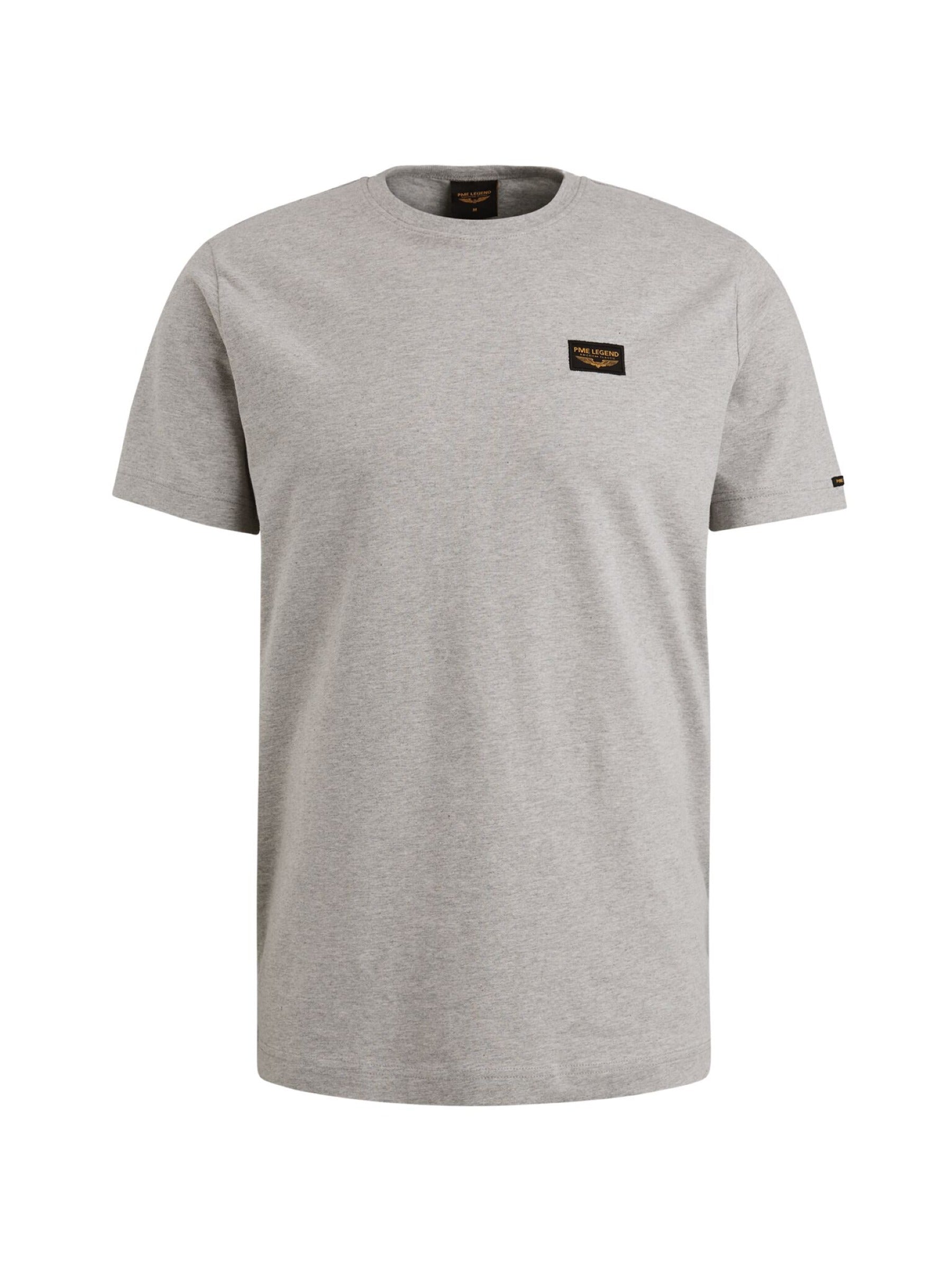 PME Herren T-Shirts kurz Light Grey Mele