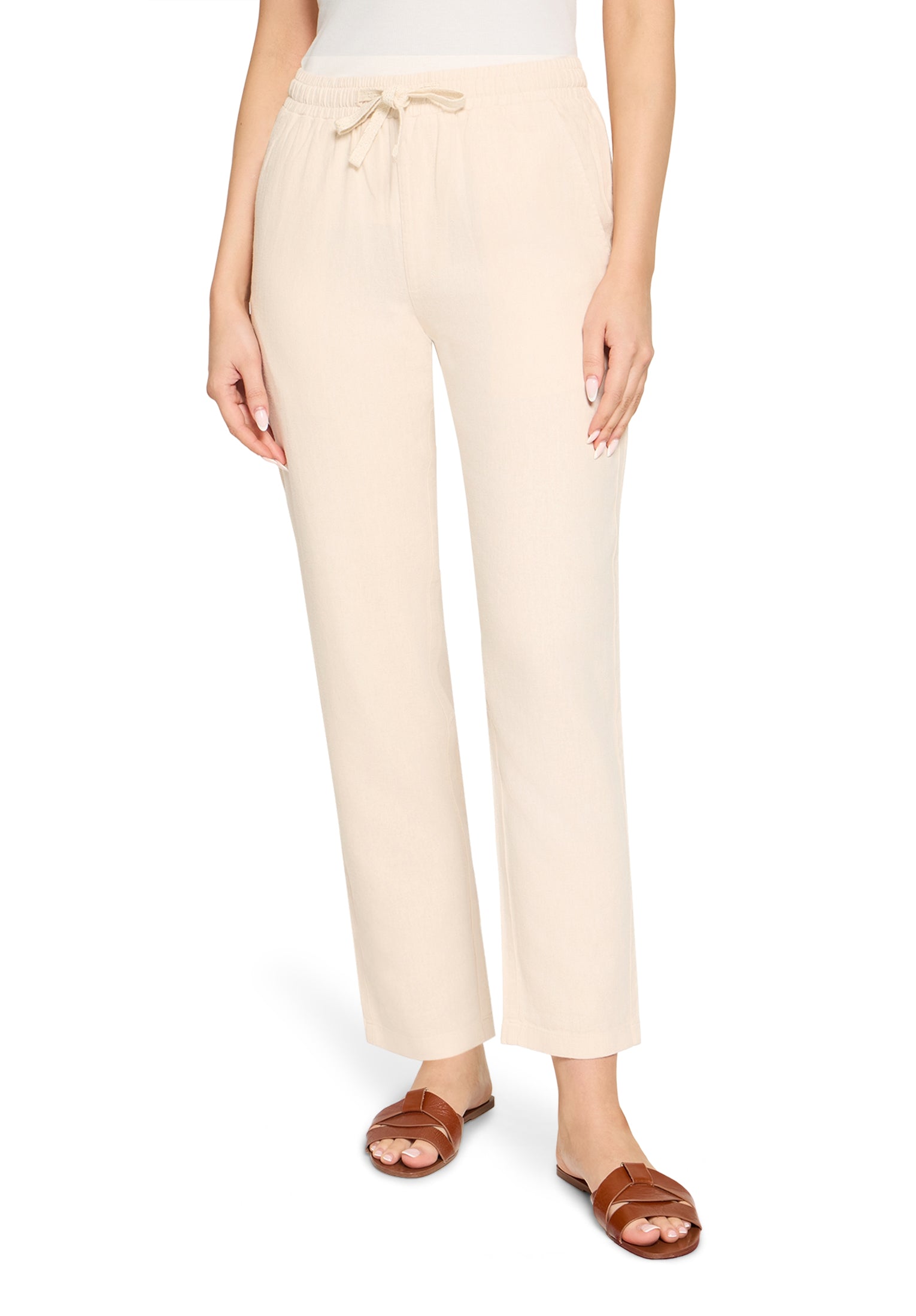 Cartoon Damen Hosen Oat Milk