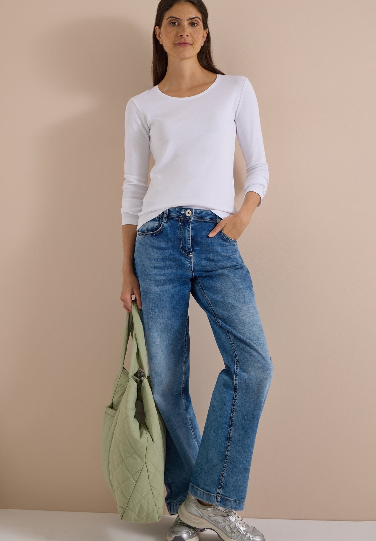 Cecil Damen T-Shirts  White