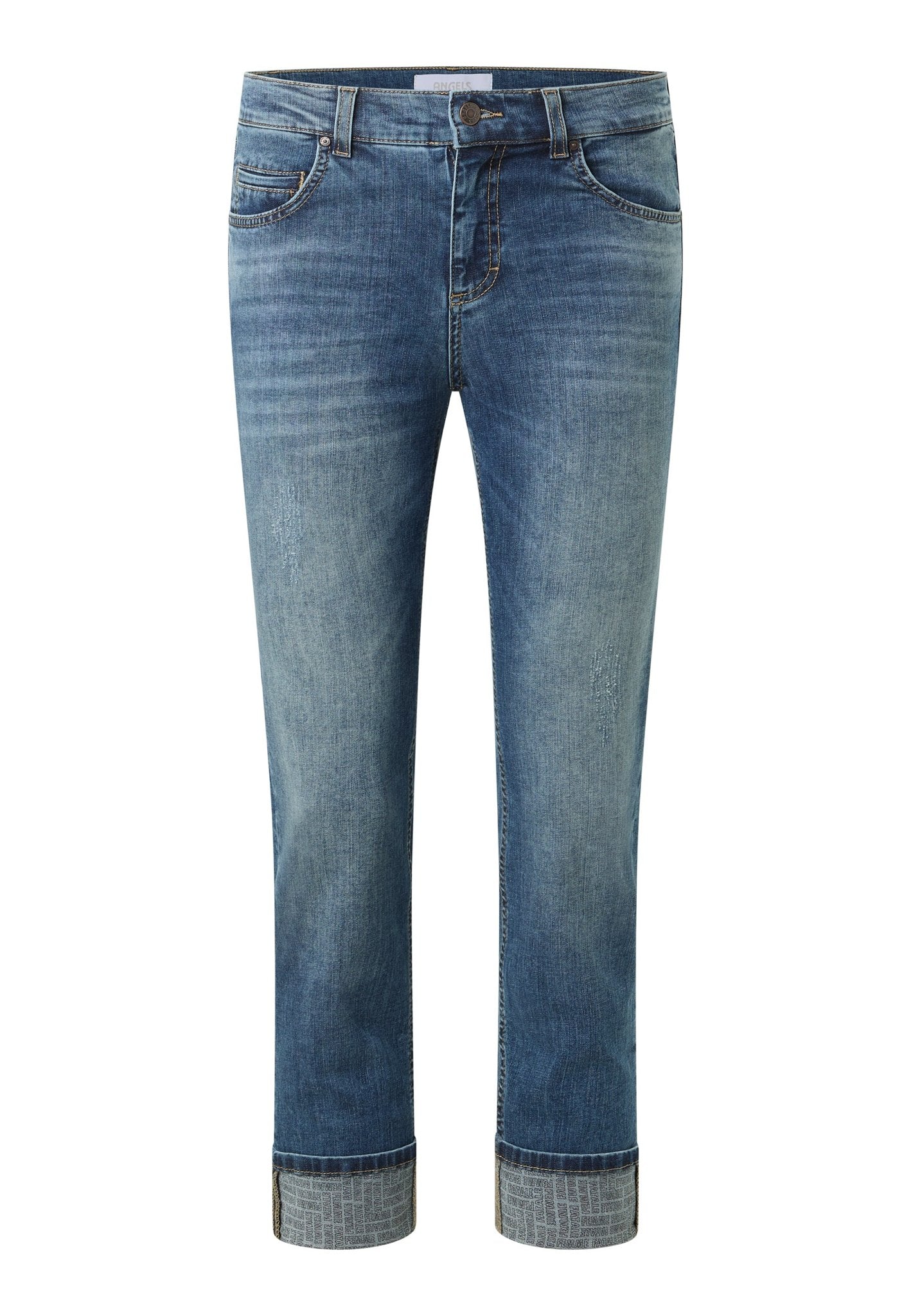 Angels Damen Jeans  Mid Blue U