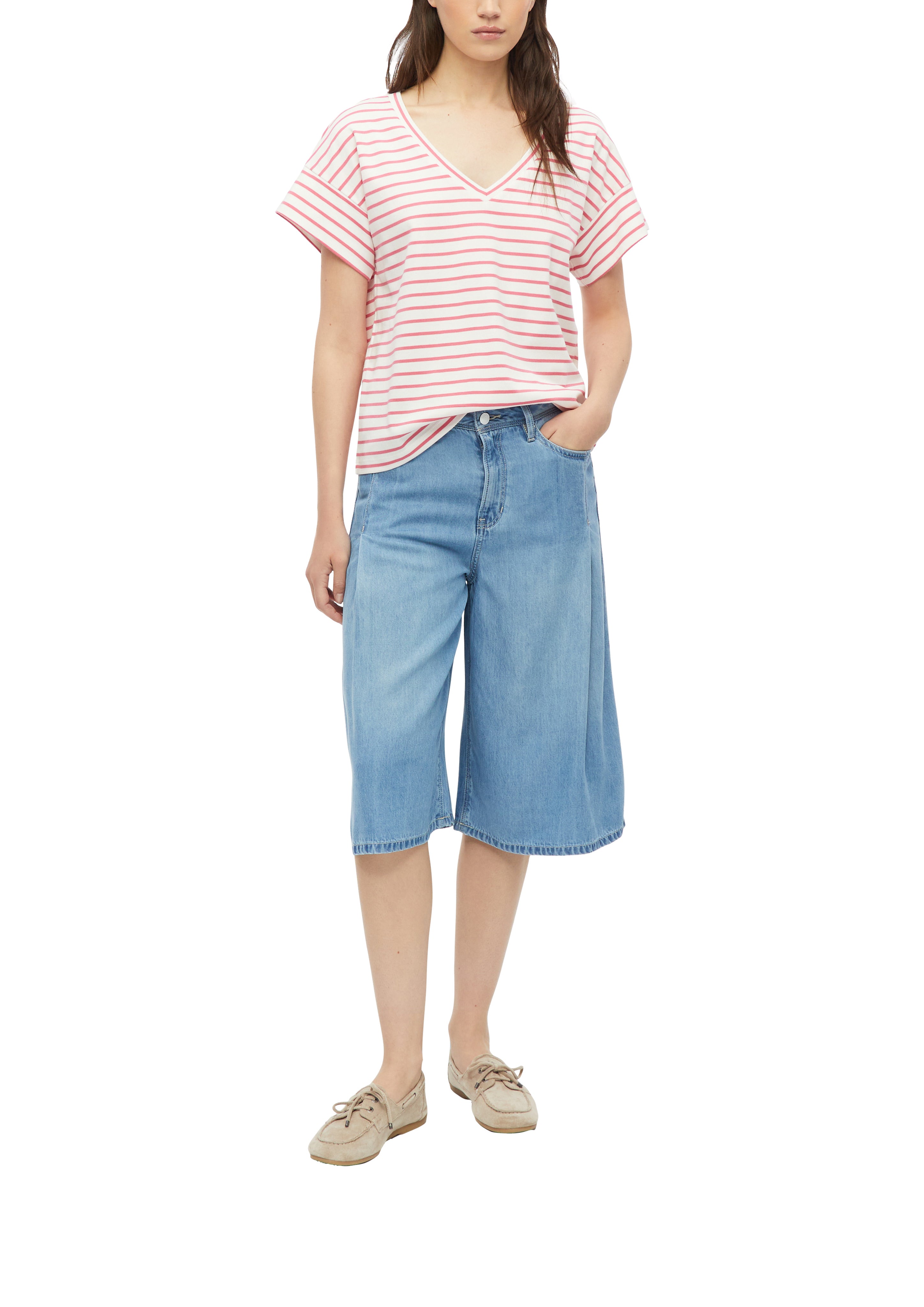 S. Oliver red Damen T-Shirts Lilac/Pink