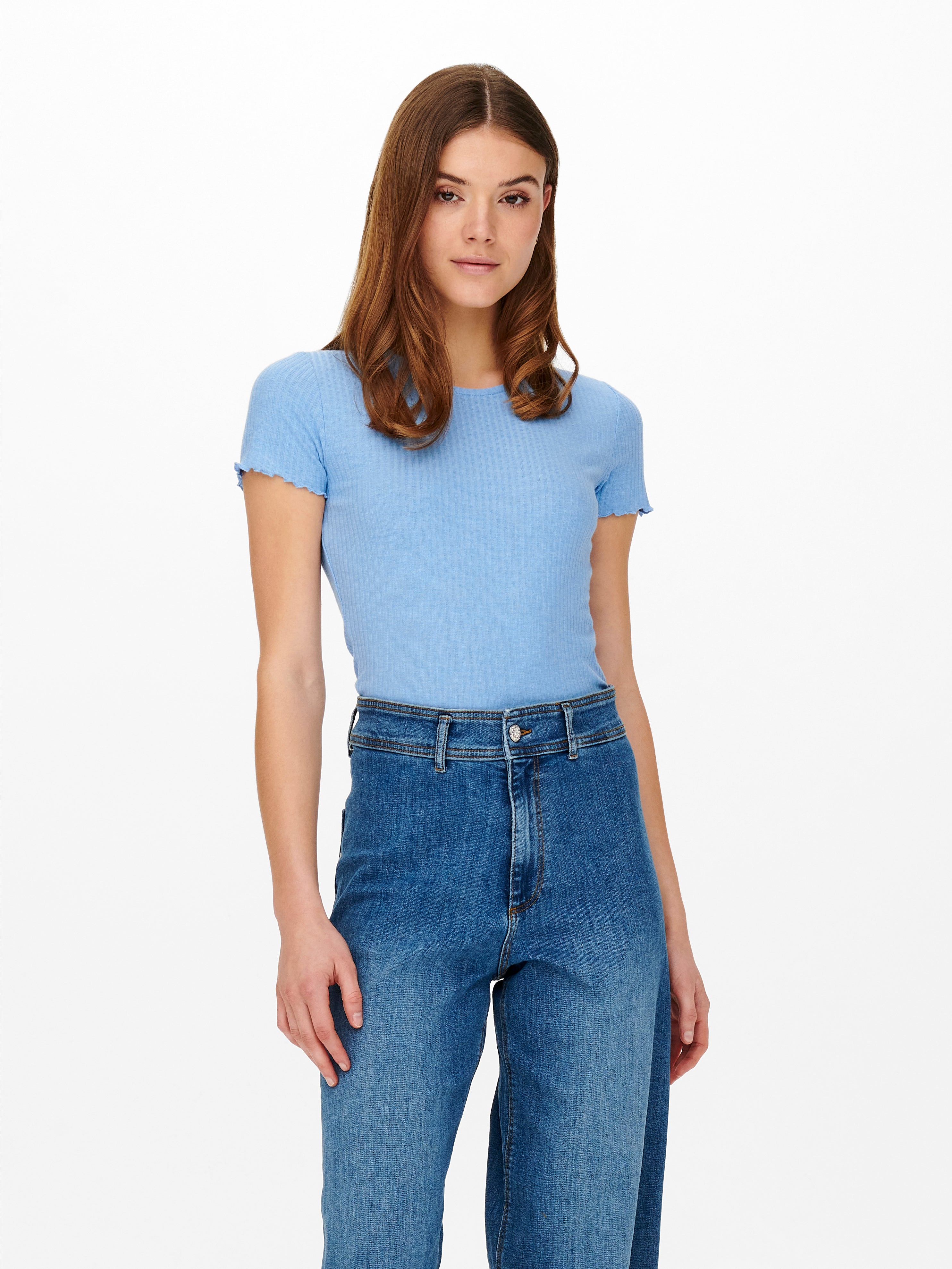 Only Damen T-Shirts Ultramarine