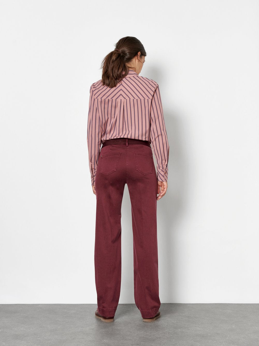 Toni Dress Damen Hosen Deep Berry Red