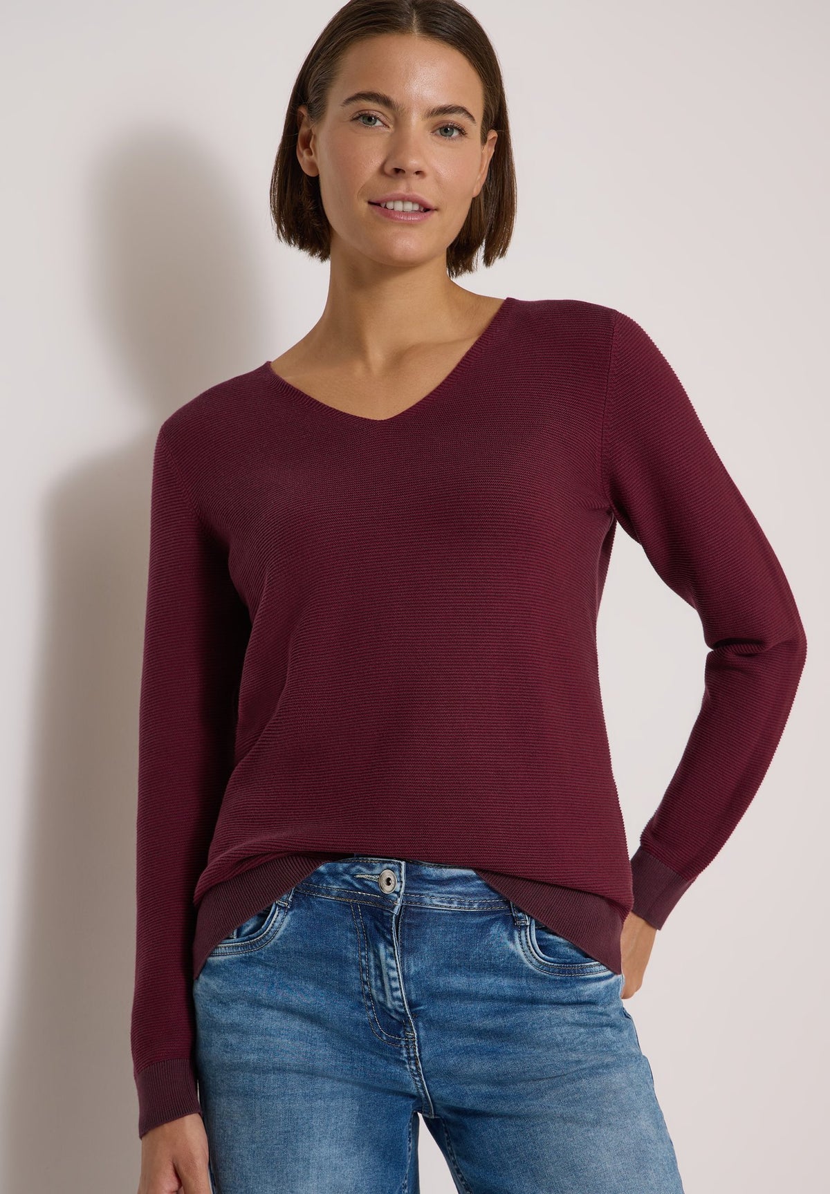 Cecil Damen Pullover  Berry Red