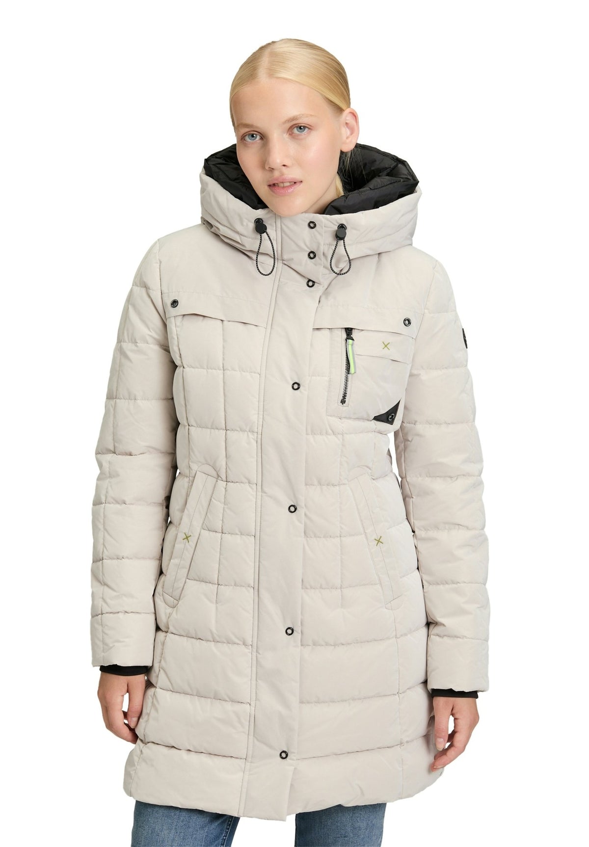 Amber & June Damen Jacken Silver Clo